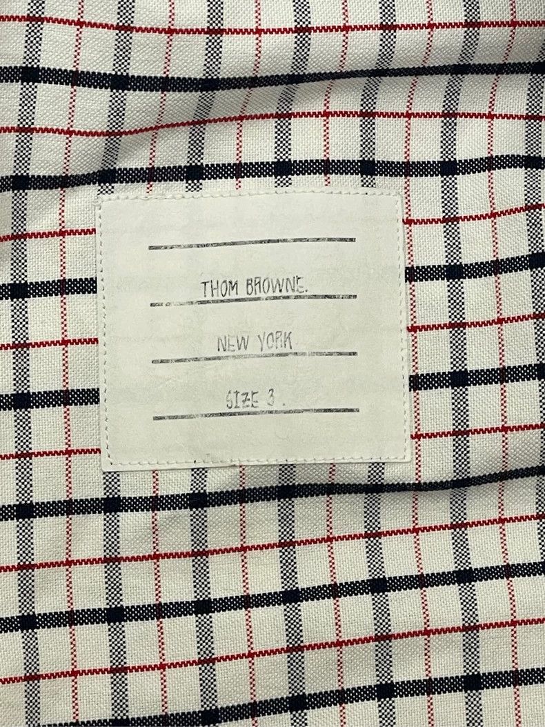 Thom Browne Thom browne White, black and red plaid double-sleeved shirt Size US L / EU 52-54 / 3 - 5 Thumbnail