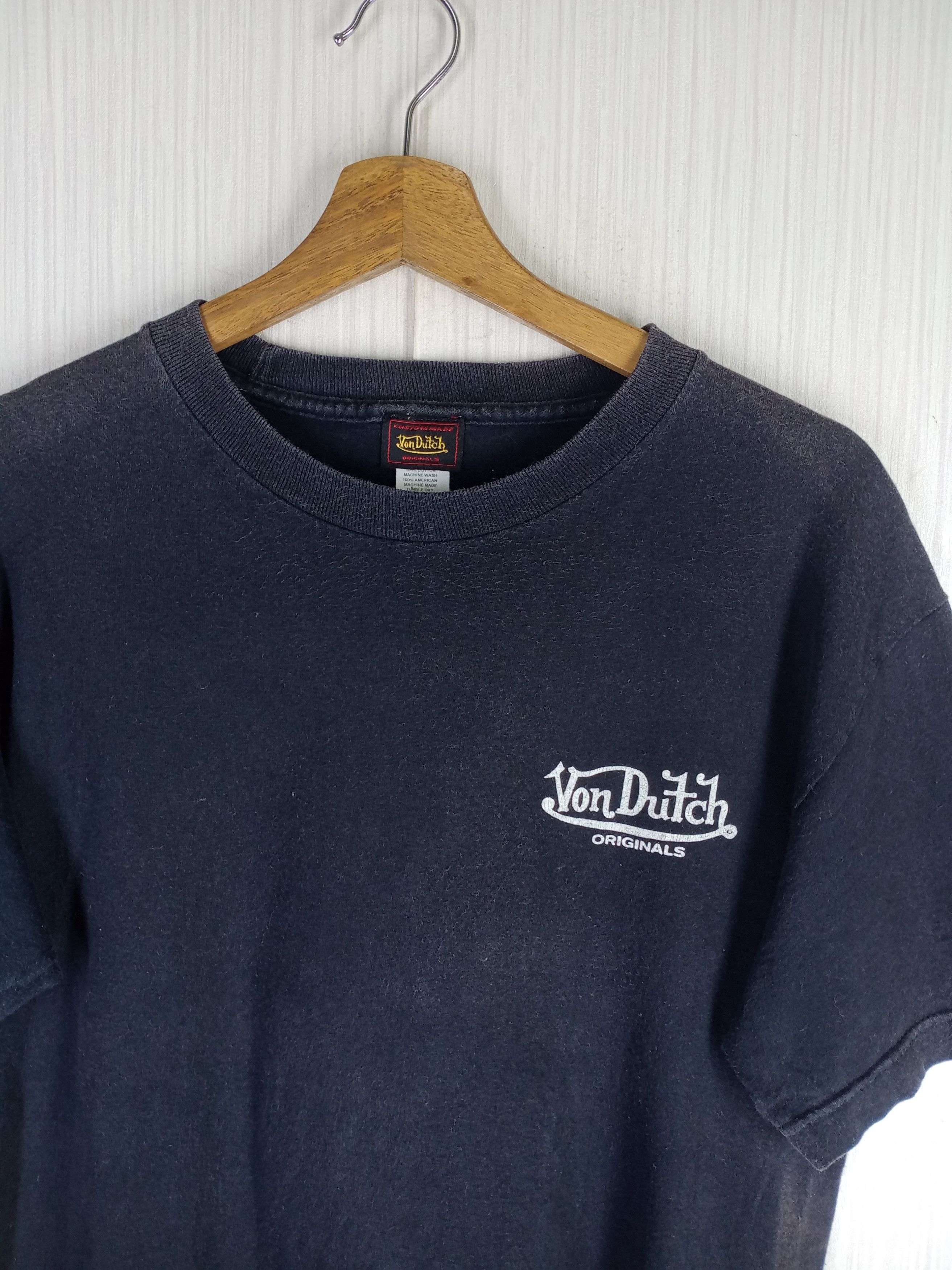 Von Dutch Rare Vintage 90s Von Dutch Built 2 Ride Tshirt Size US M / EU 48-50 / 2 - 4 Thumbnail