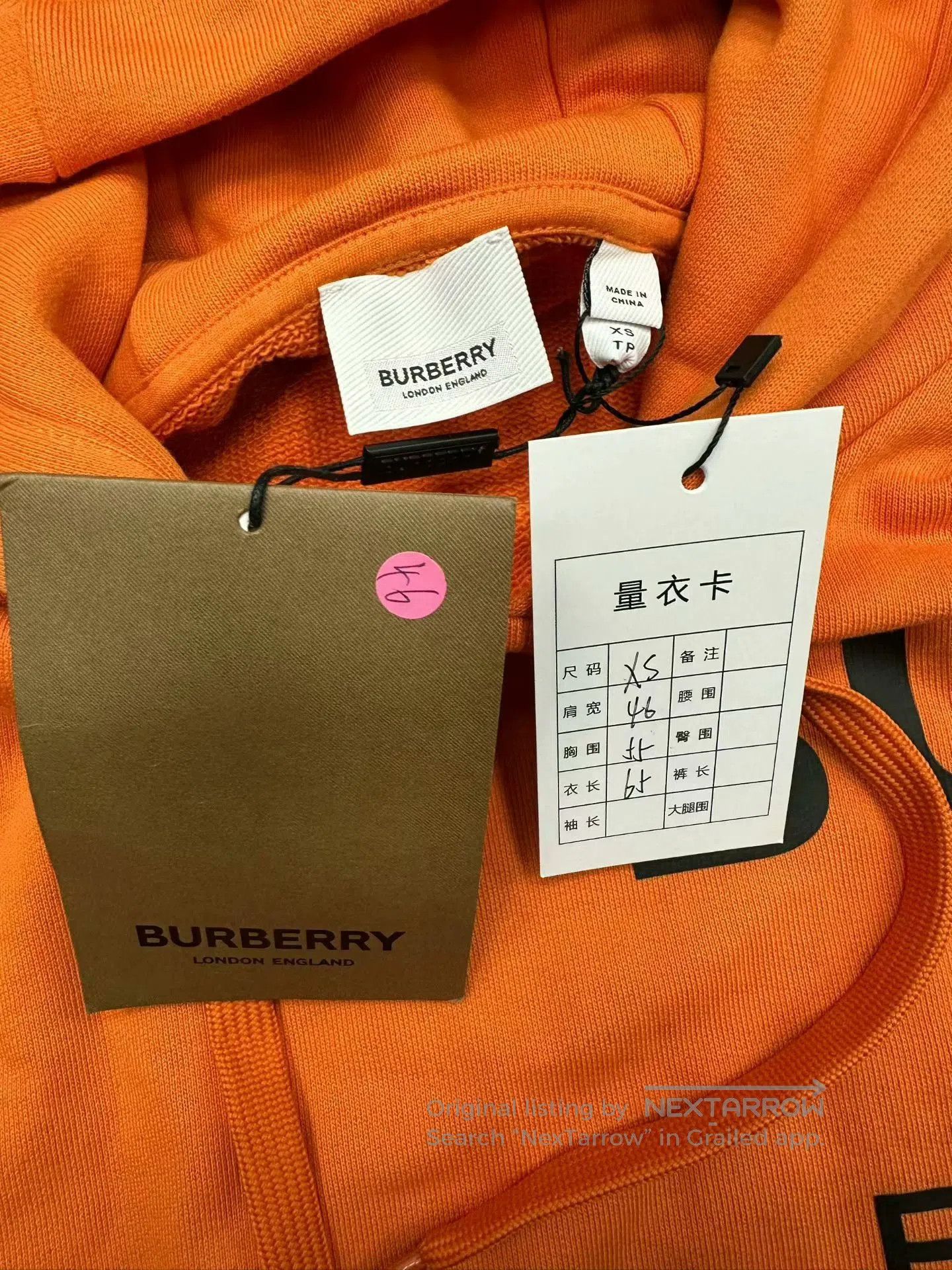 Burberry burberry bright orange graphic hoodie xs. Size US XS / EU 42 / 0 - 3 Thumbnail