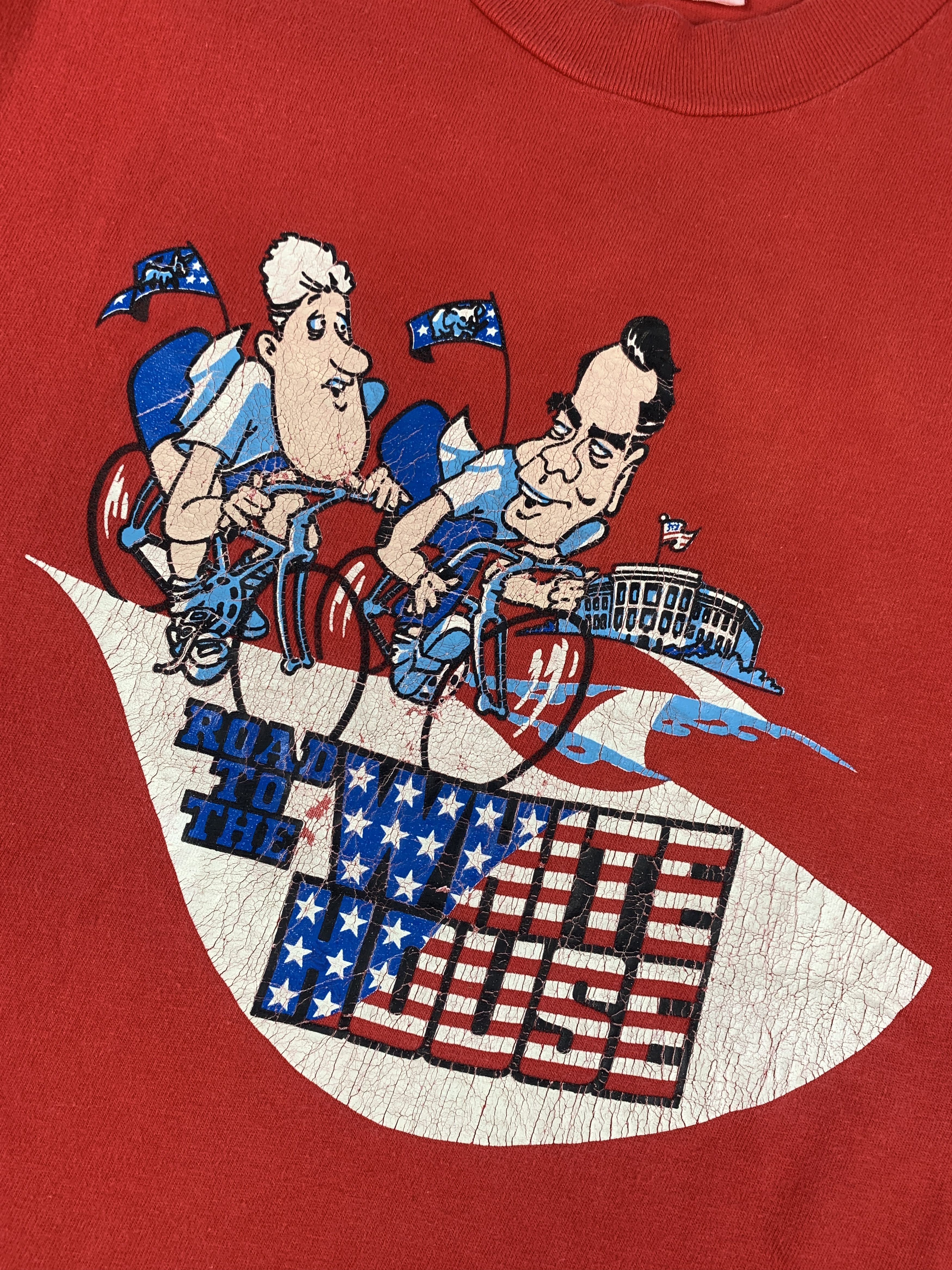 Japanese Brand 1990s Red US Election Tee (L) Size US L / EU 52-54 / 3 - 2 Thumbnail