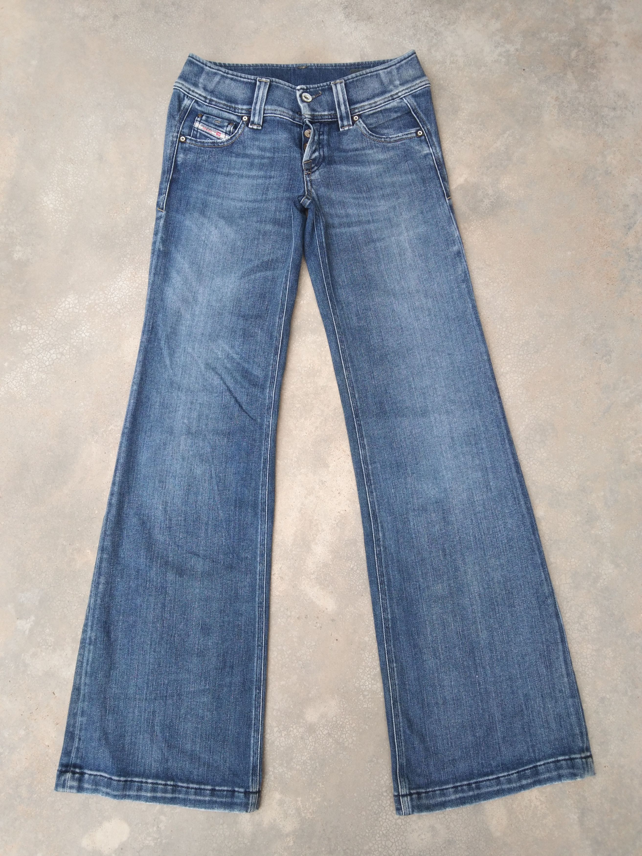 Diesel Vintage Diesel Flared Wide Leg Jeans 26x32 Size US 26 / EU 42 - 2 Thumbnail