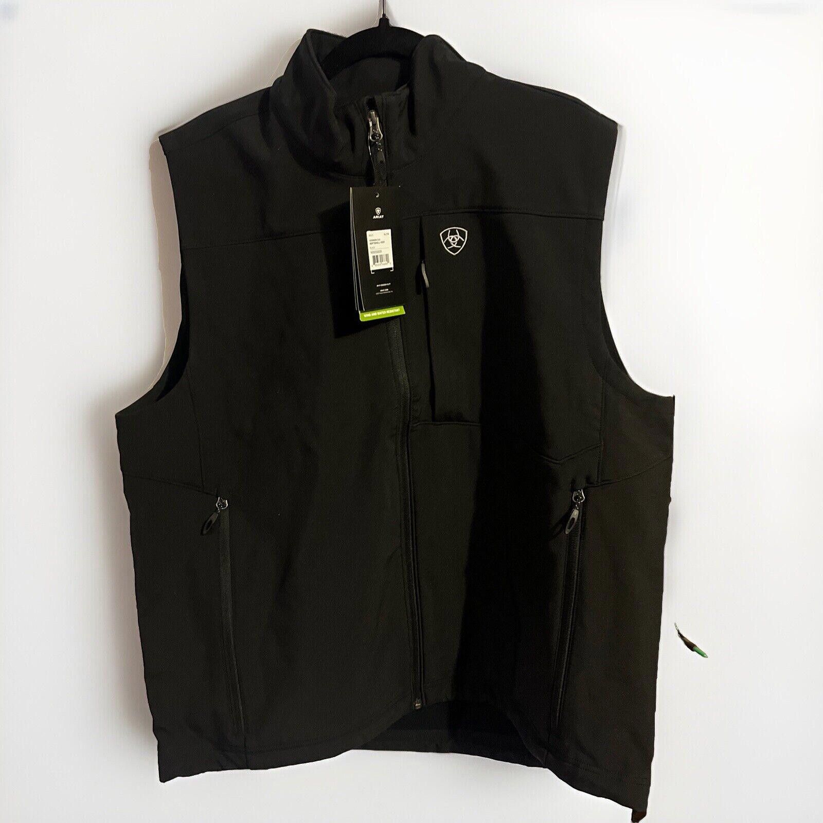 Ariat ARIAT Vernon 2.0 Softshell Full-Zip Vest | Black — Men's Size US XL / EU 56 / 4 - 1 Thumbnail