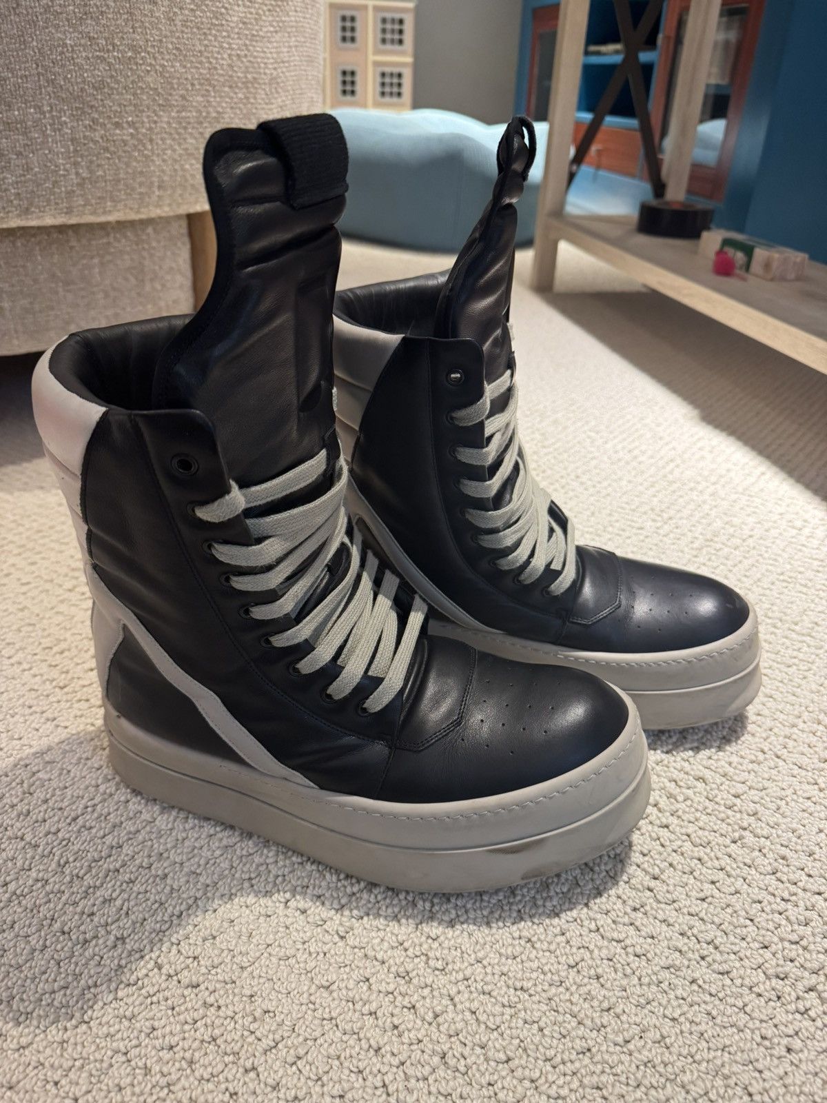 Rick Owens PERFORMA TAPE GEOBASKETS | Grailed