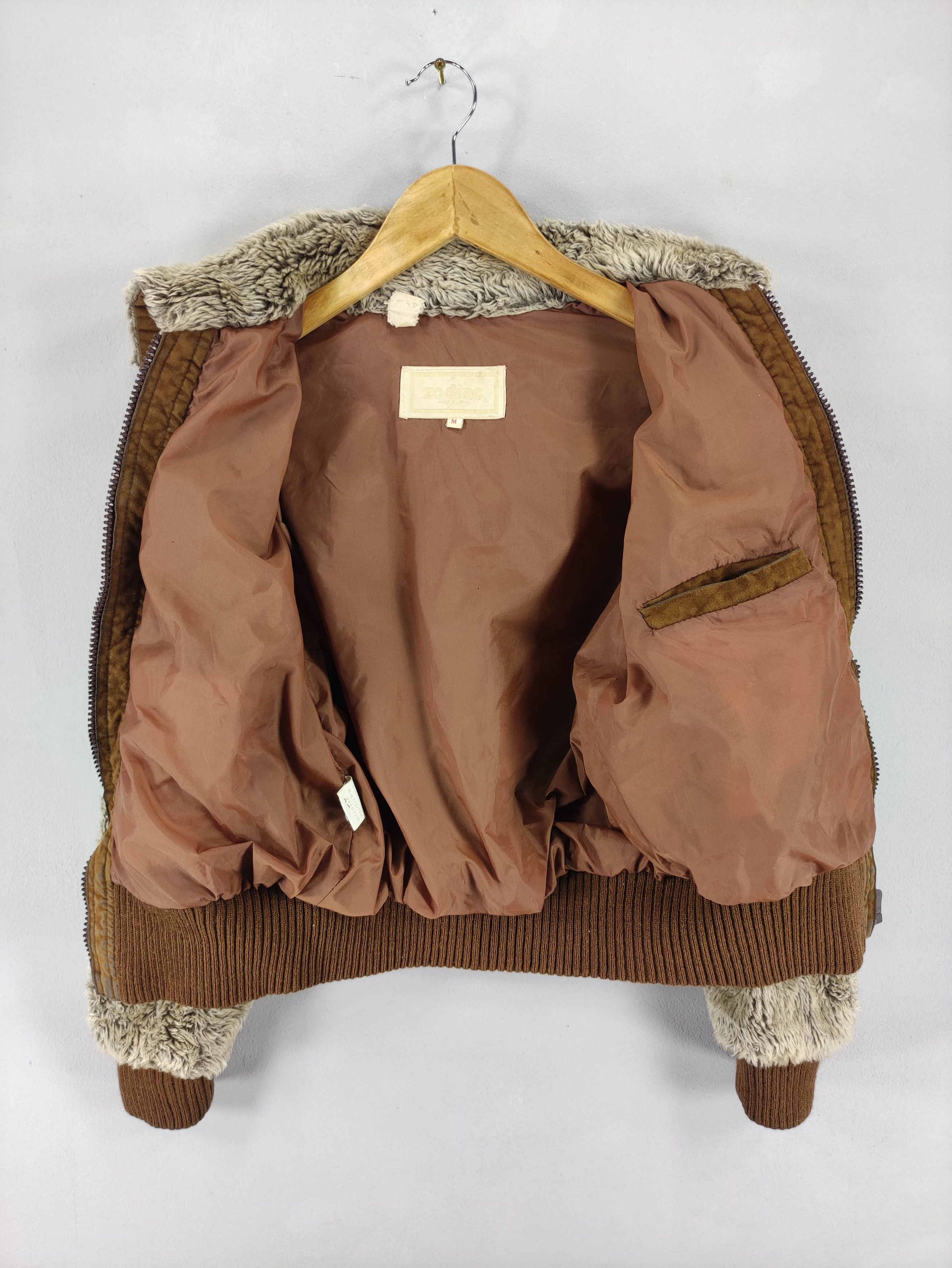 Japanese Brand Vintage 90s Zodiac Acrylic Jacket Zipper Size M / US 6-8 / IT 42-44 - 5 Thumbnail