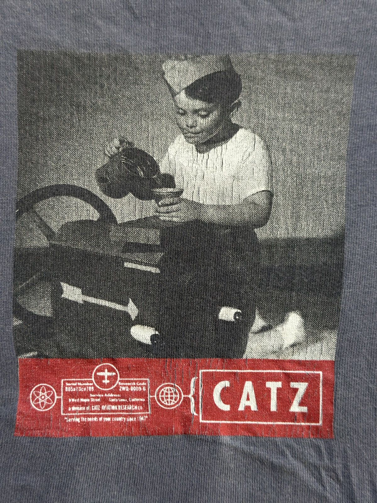 Sears × Vintage Vintage Catz Sun Faded Tee Size US M / EU 48-50 / 2 - 2 Thumbnail
