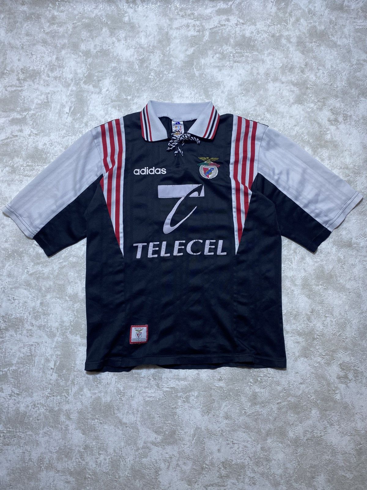 Adidas Vintage 1997-98 Benfica Adidas Away - Rare Football Jersey Size US M / EU 48-50 / 2 - 1 Thumbnail