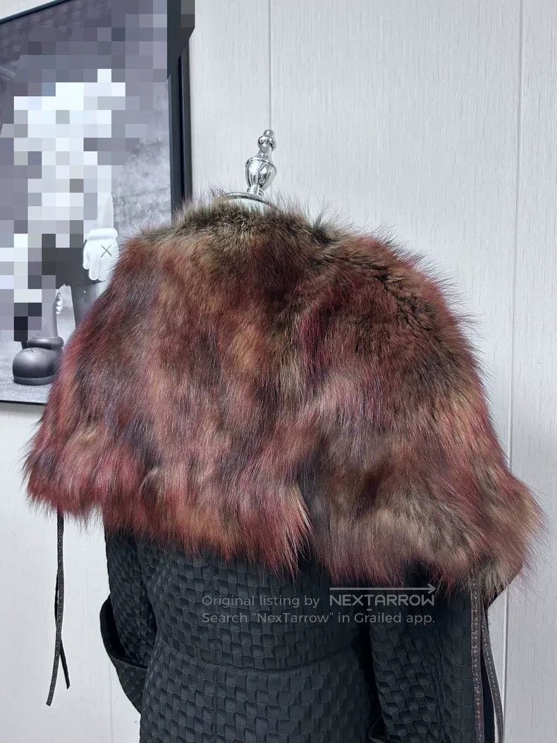 Fendi Fendi Cashmere Material Fur Shawl, fur part might be fox o Size ONE SIZE - 1 Thumbnail