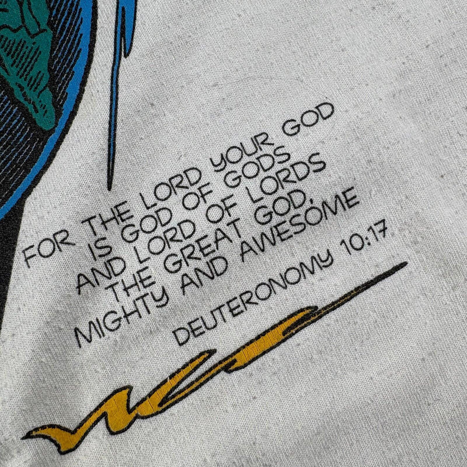 Hanes Vintage 90s “Our God is a awesome God” tee Size US XL / EU 56 / 4 - 4 Thumbnail