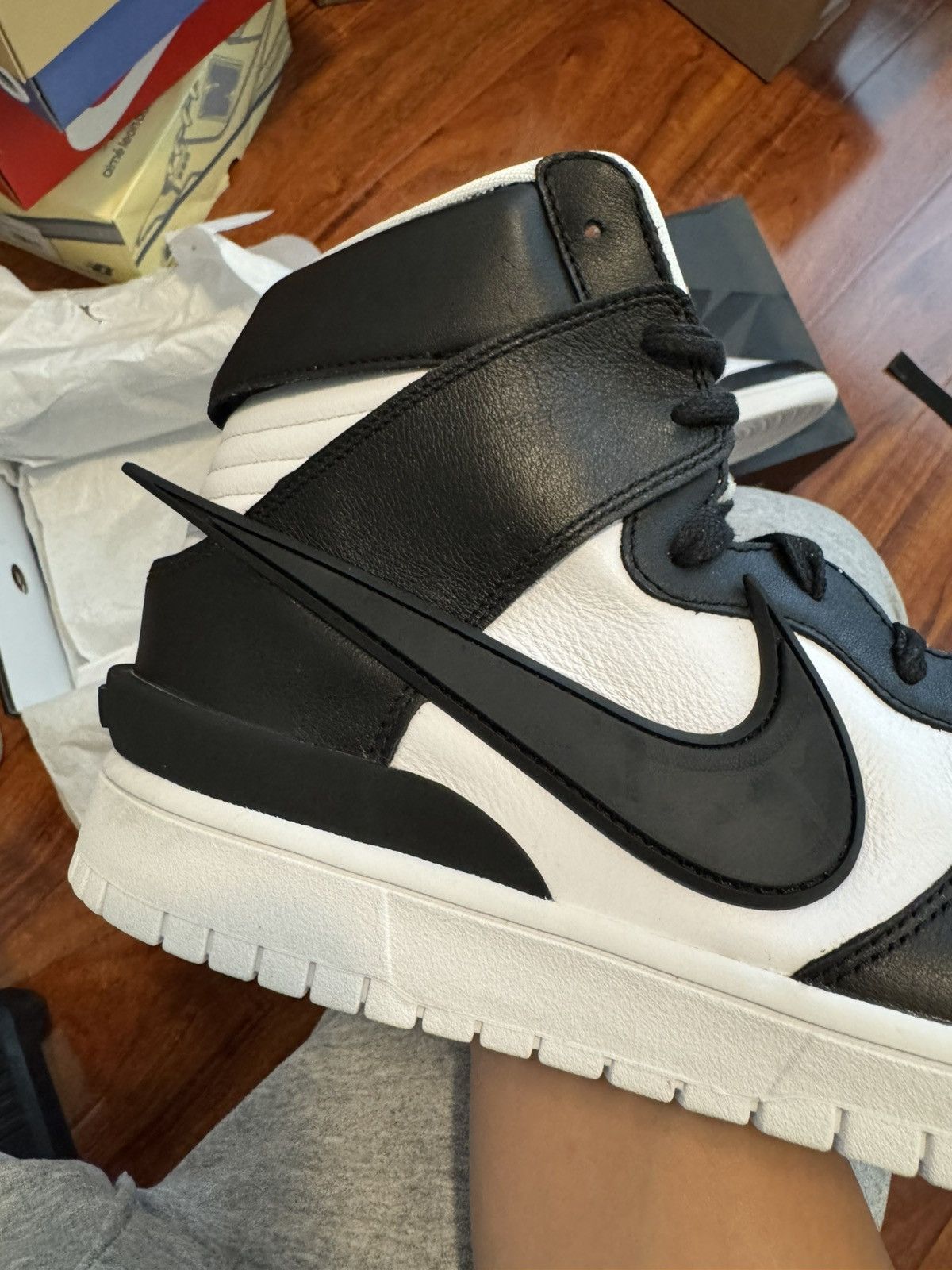 Ambush Design × Nike EXCLUSIVE AMBUSH DUNK HI PANDAS Size US 11.5 / EU 44-45 - 8 Thumbnail
