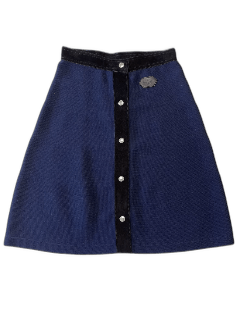 Louis Vuitton Louis Vuitton Louis Vuitton Women's Knit Half Skirt Size S Size 23" - 1 Thumbnail