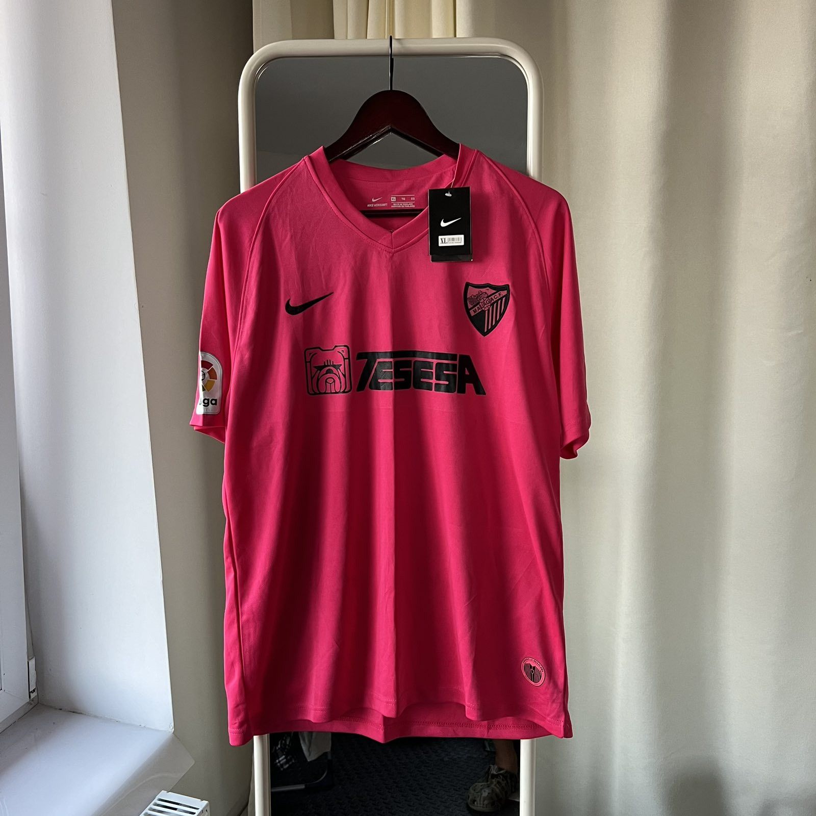 Nike Malaga 2019 Football Shirt Nike Pink Soccer Jersey Size XL Size US XL / EU 56 / 4 - 1 Thumbnail