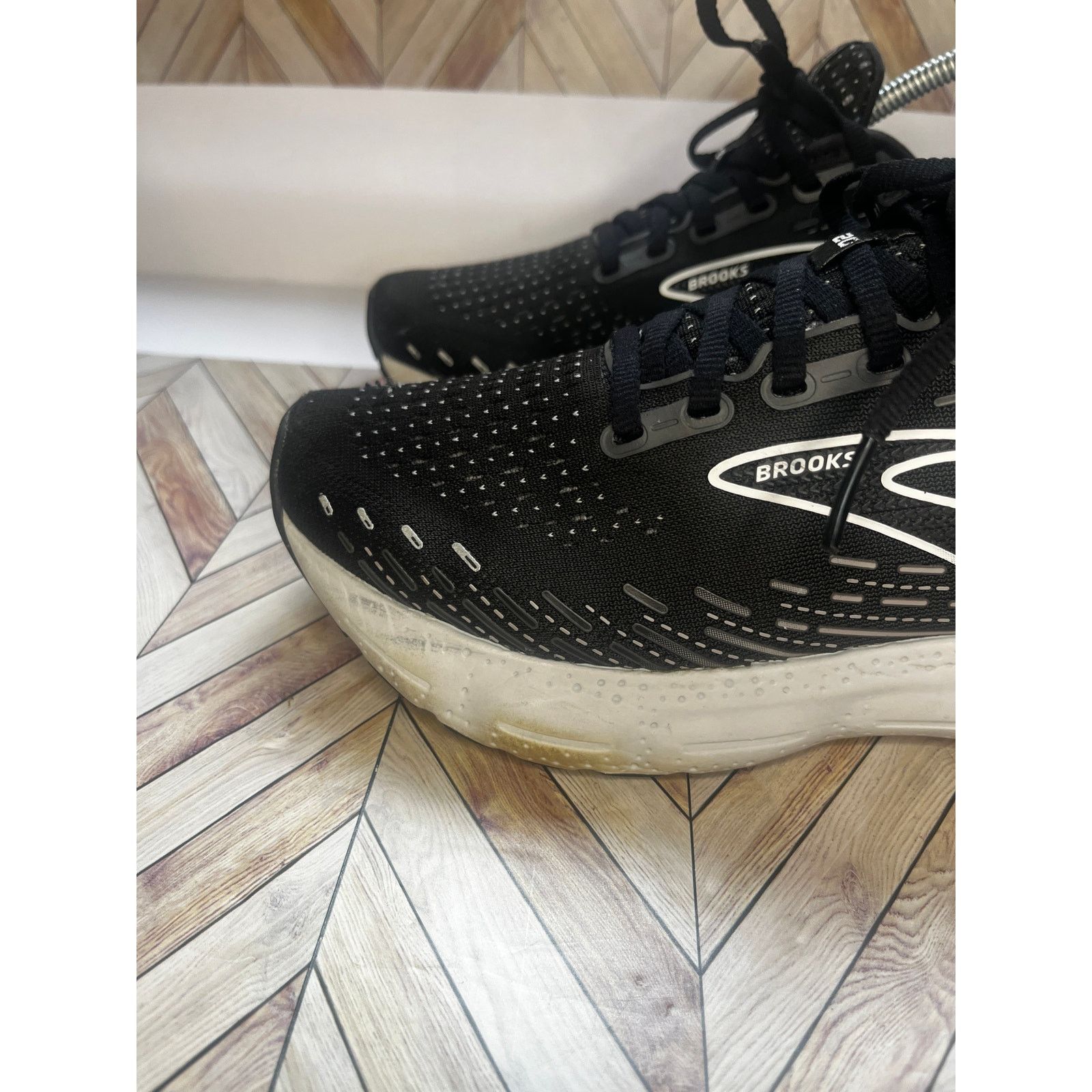 Brooks Brooks Glycerin 20 Running Shoes Black/White/Alloy Wide US 8 Size US 8 / IT 38 - 10 Thumbnail