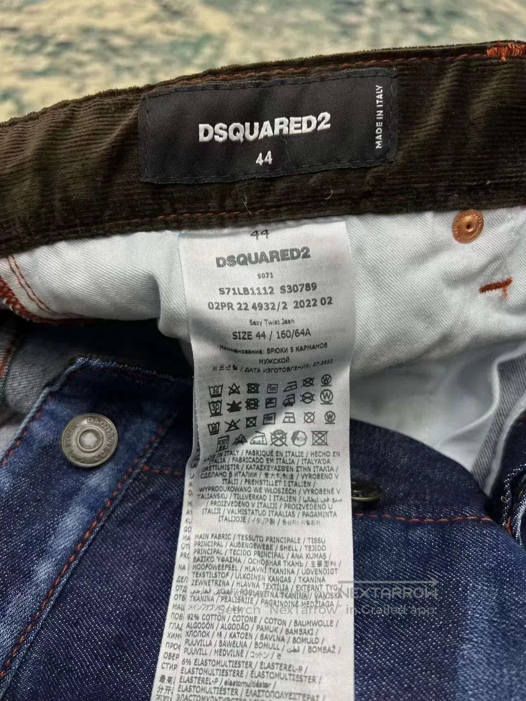 Dsquared2 sexy twist mid-rise skinny jeans. Size 41" - 9 Thumbnail