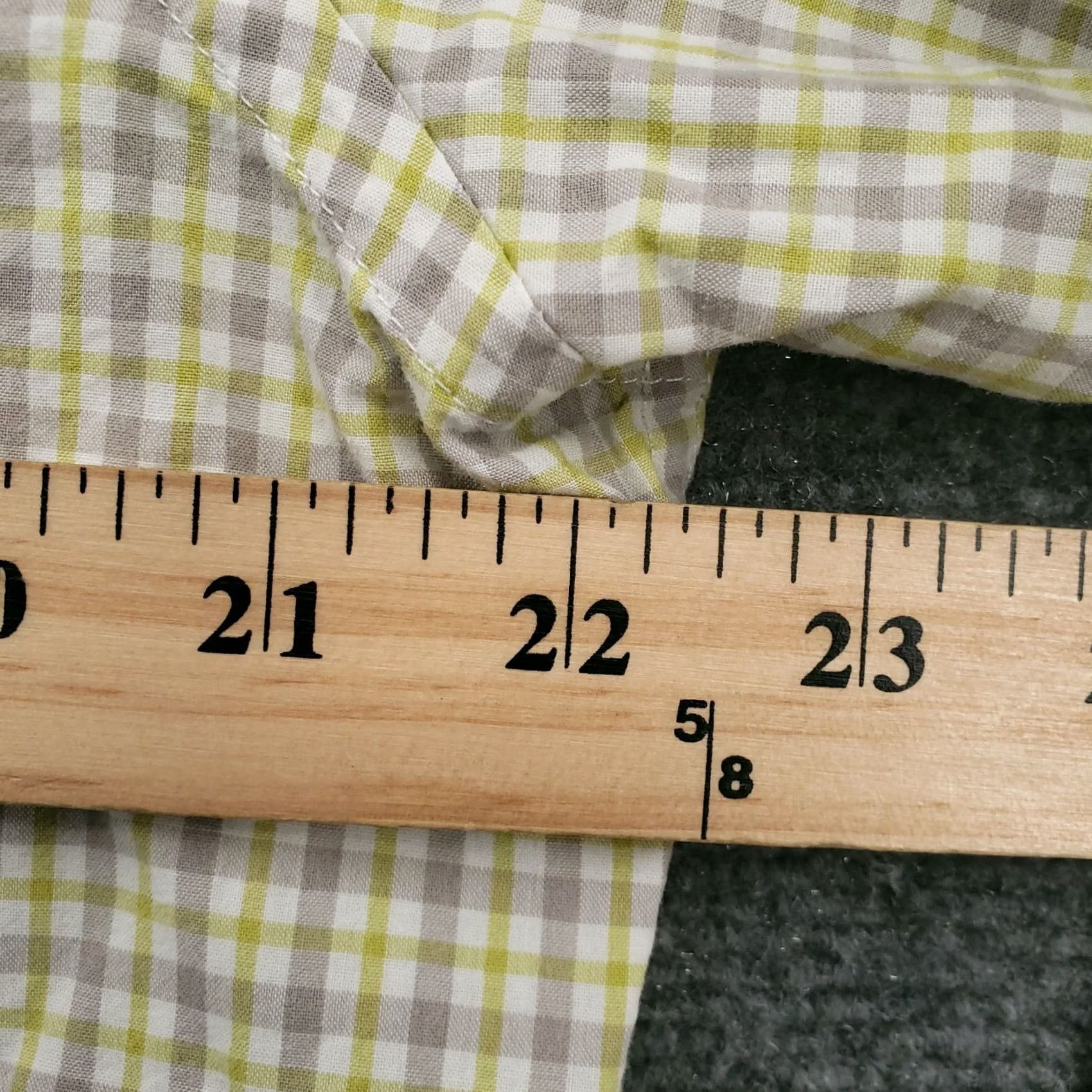 Gap Gap Shirt Mens L Large Yellow Check Button-Up Collared Dress Casual Long Sleeves Size US L / EU 52-54 / 3 - 6 Thumbnail