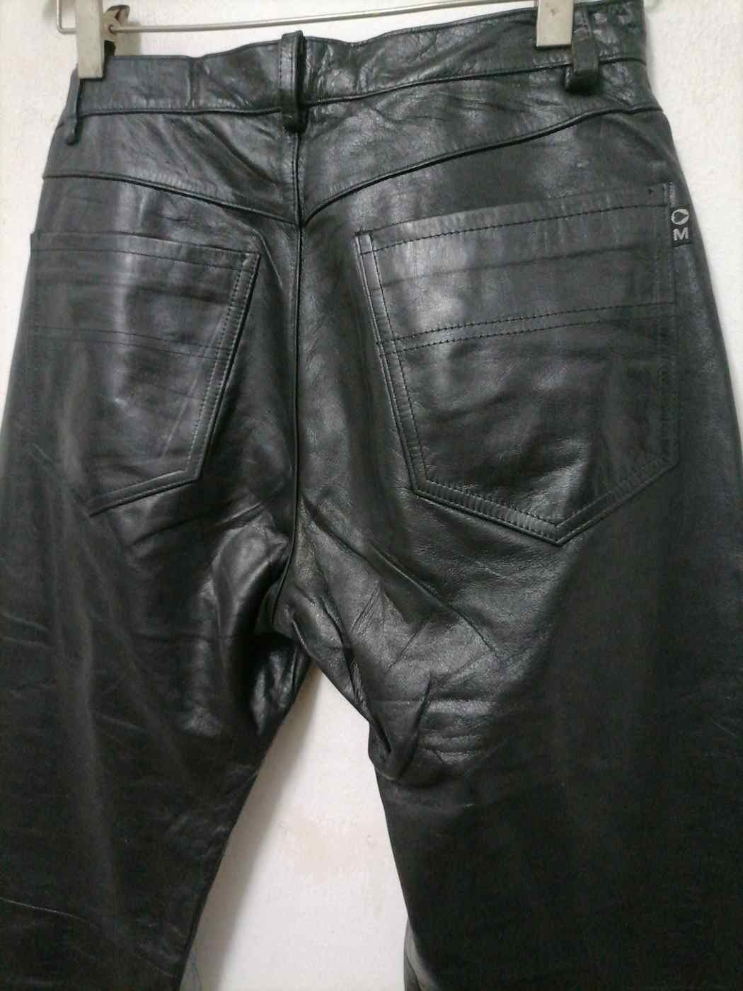 14th Addiction × KMRii × Le Grande Bleu (L.G.B.) Japanese Brand Morgan Homme cowhide leather pants Size US 28 / EU 44 - 5 Thumbnail