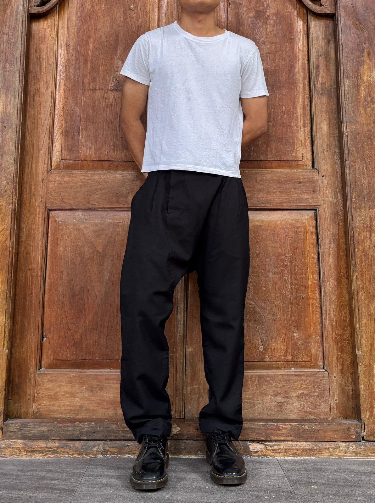 Yohji Yamamoto FREE TAX! Ysaccs Drop Crotch Trousers- 31” Size US 31 - 1 Thumbnail