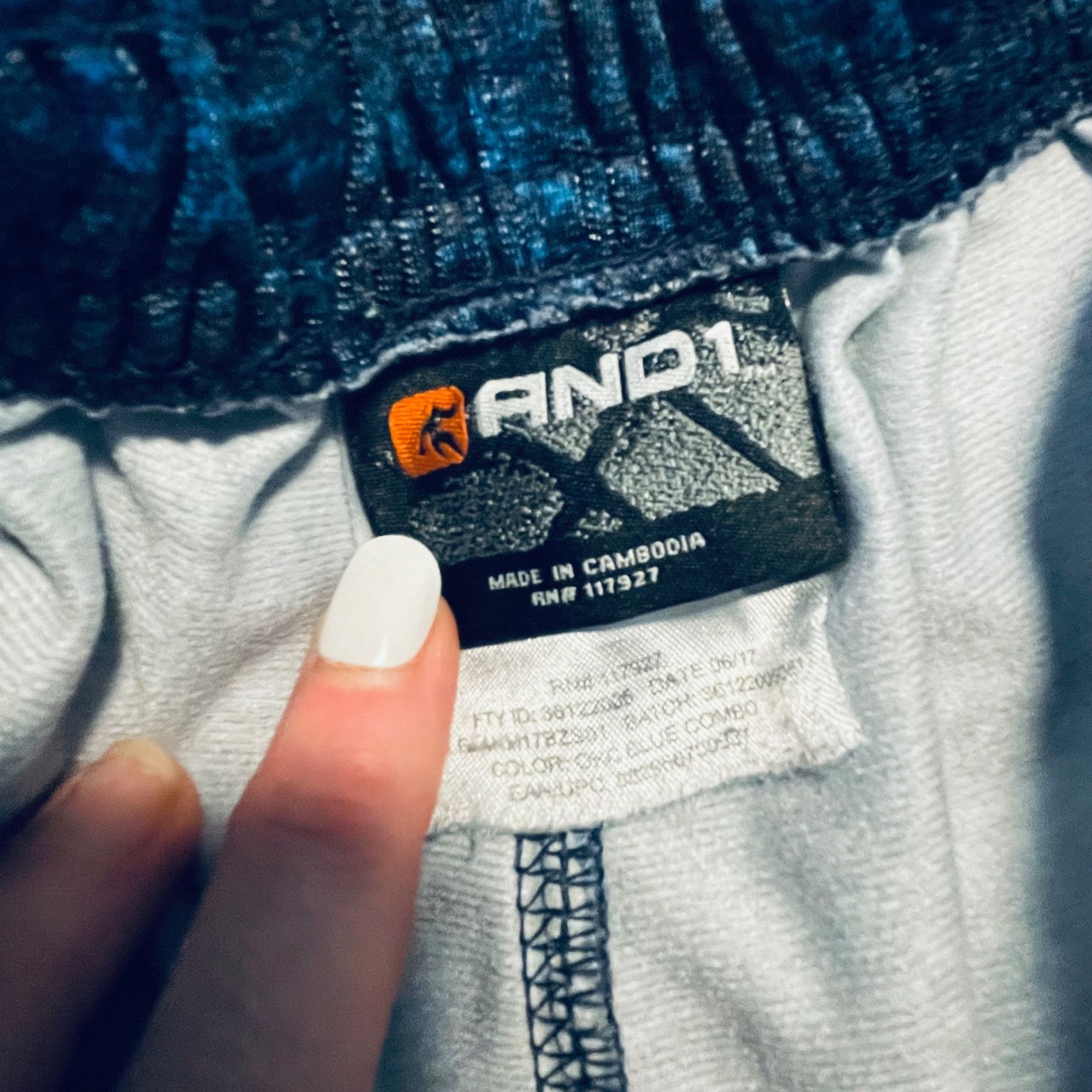 Other AND1 Mens Blue Athletic Track Pants M Pocket drawstring Medi Size US 32 / EU 48 - 5 Thumbnail