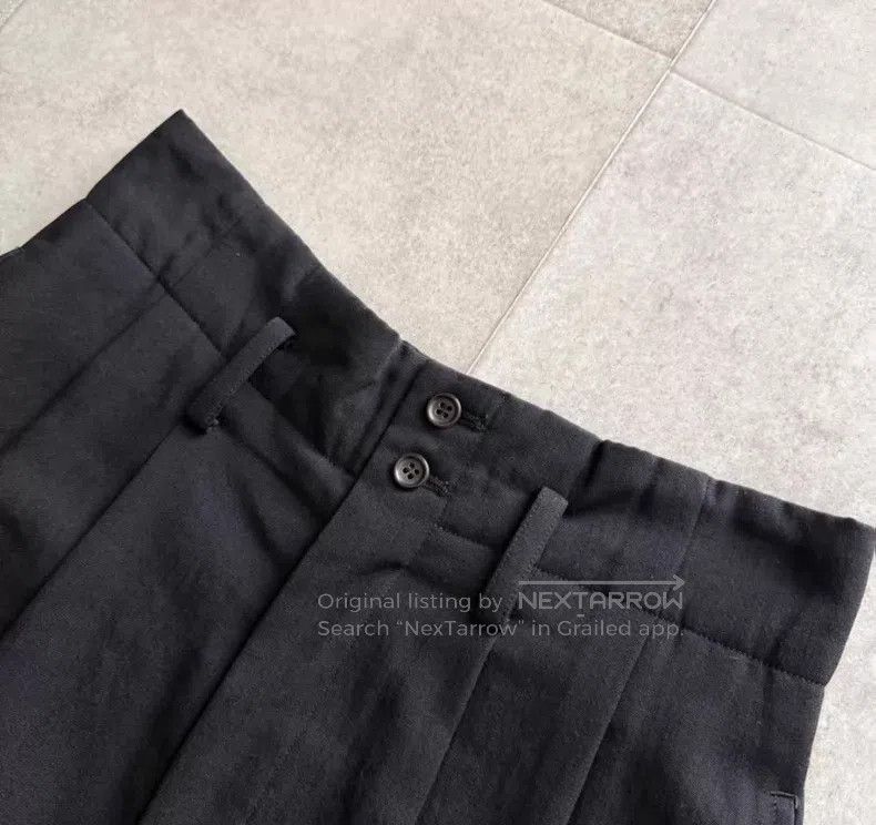 Comme des Garcons Comme Des Garcons size S High-waisted pleated short pants, Size 23" - 2 Thumbnail