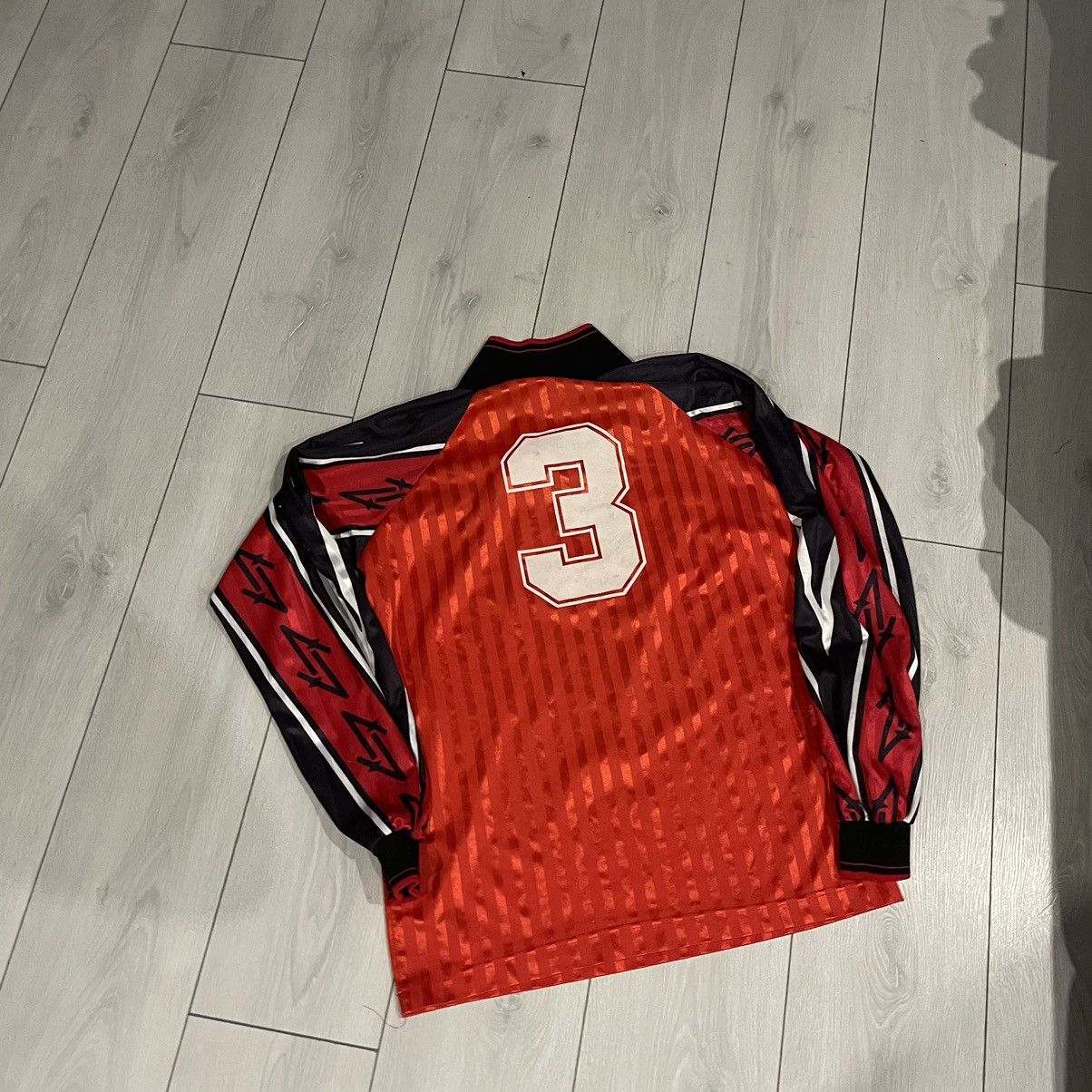 Vintage 90s JERSEY MANCHESTER UNITED BECKHAM SHARP goalkeeper shirt Size US L / EU 52-54 / 3 - 2 Thumbnail