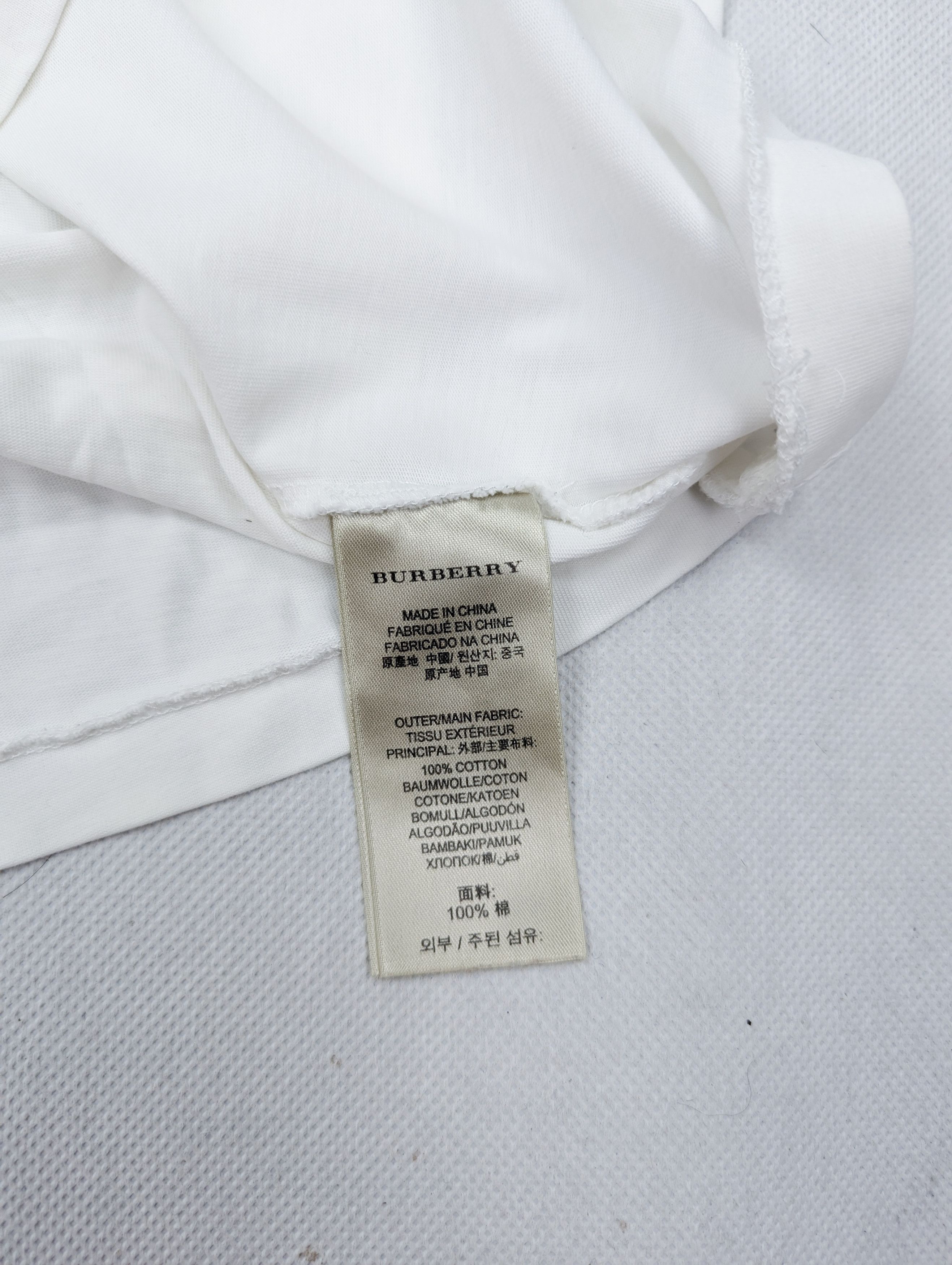 Burberry Burberry white t-shirt S Size US S / EU 44-46 / 1 - 4 Thumbnail