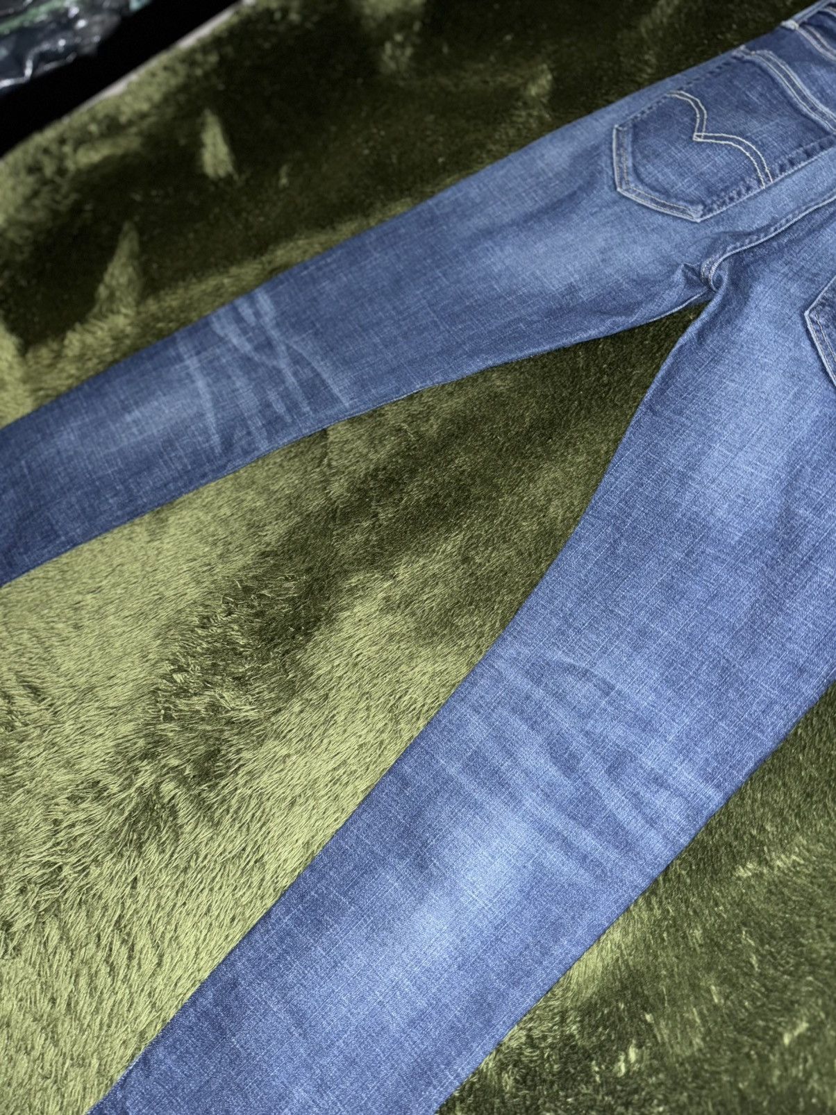 Levi's [W30/L32] Levis 512 Leather label washed denim pants Size US 30 / EU 46 - 10 Thumbnail