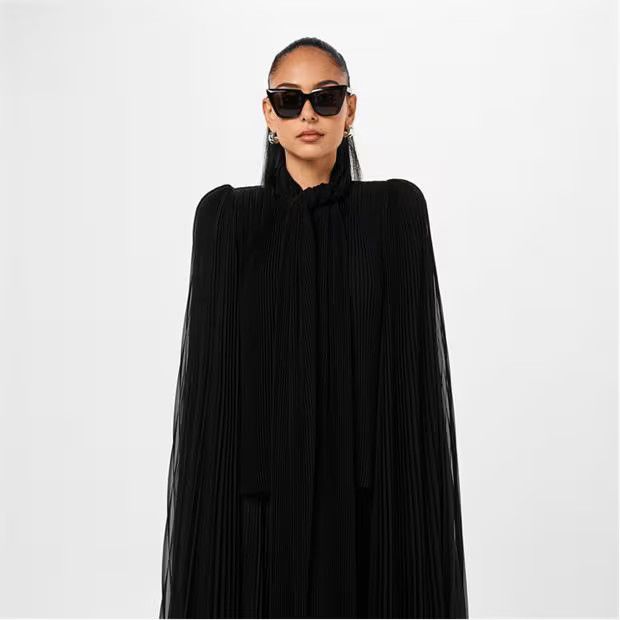 Balenciaga o1g2r1mq0924 Scarf Blouses in Black Size XS / US 0-2 / IT 36-38 - 8 Thumbnail