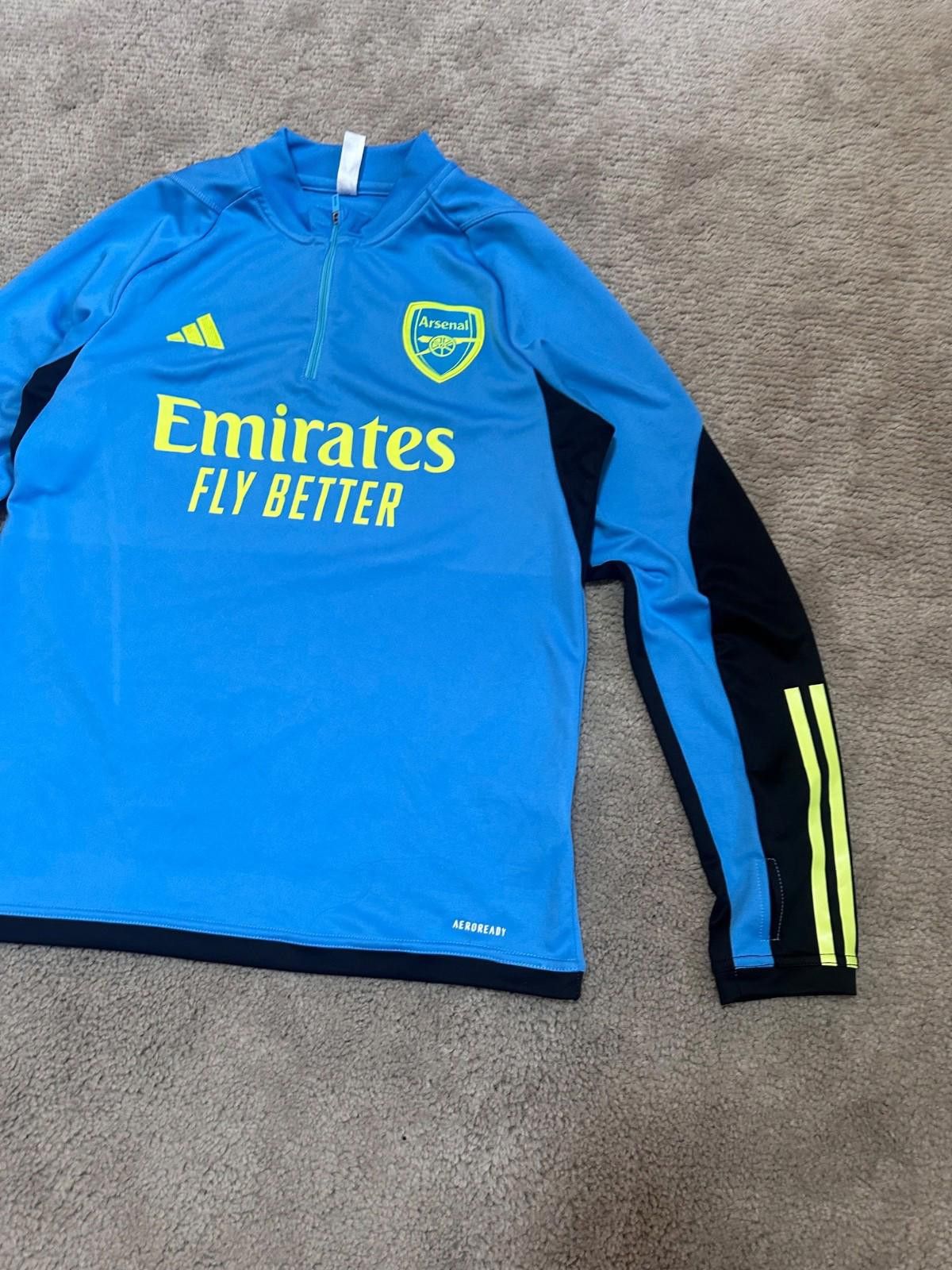 Adidas ARSENAL 2023/24 TRAINING TOP FOOTBALL SOCCER JACKET ADIDAS Size US S / EU 44-46 / 1 - 3 Thumbnail