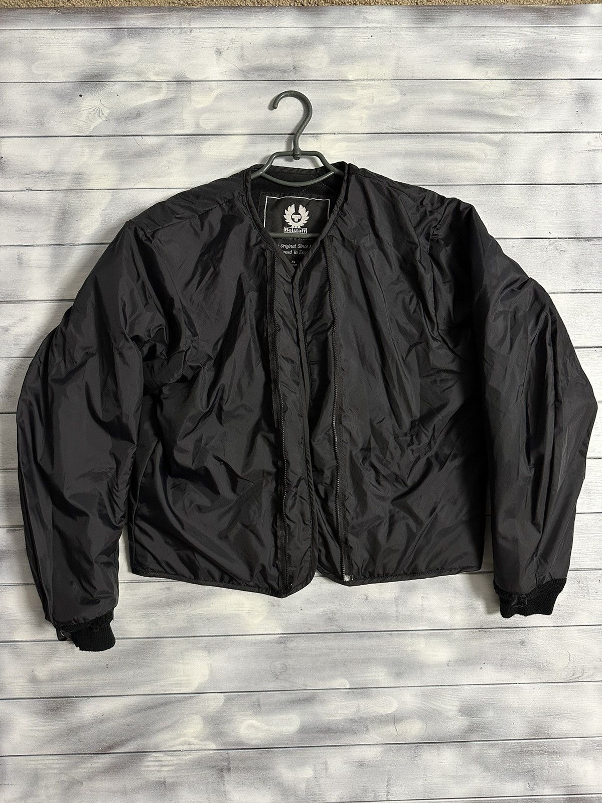 Belstaff Rare Vintage Black Belstaff Leather Nylon Motorcycle Jacket Size US S / EU 44-46 / 1 - 22 Thumbnail