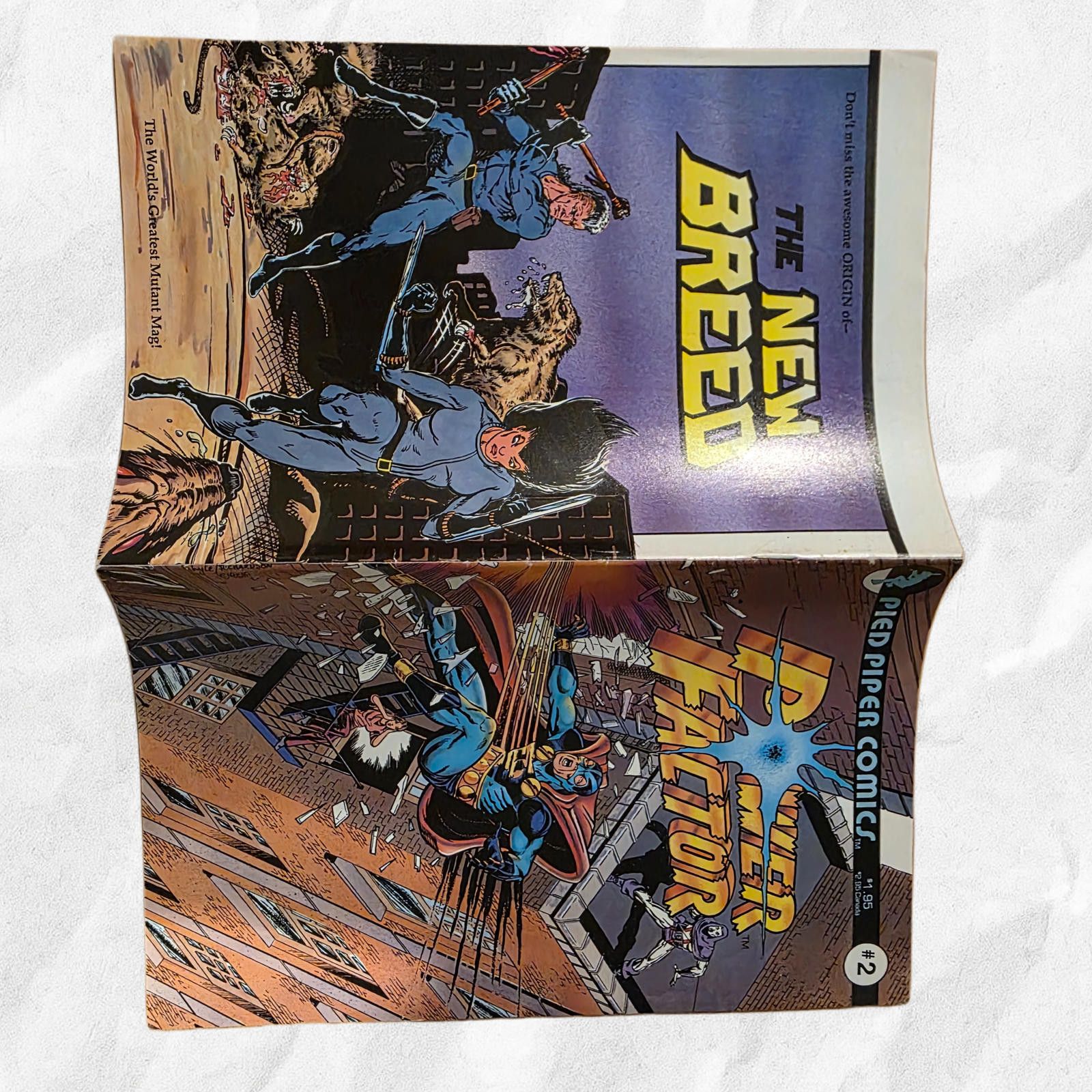 Other Power Factor #2 VF 1988 Pied Piper US Superhero Comic (C) Size ONE SIZE - 2 Thumbnail