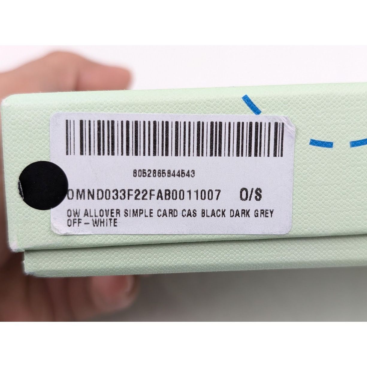 Off-White o1rshd1 Size:OS/Allover Simple Card Case Black/Dark Grey Size ONE SIZE - 10 Thumbnail