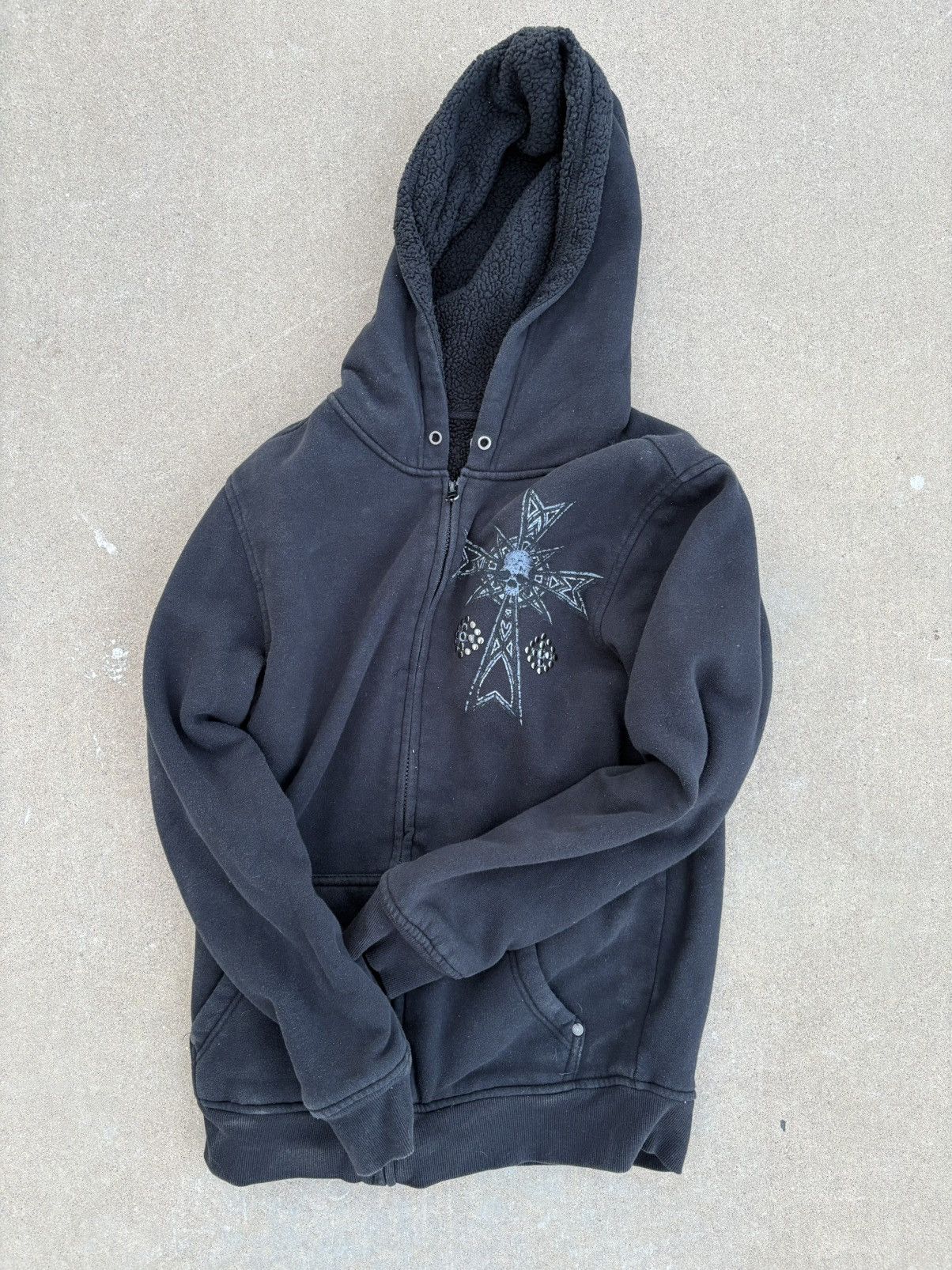Vintage Vintage y2k grunge hybrid hoodie Jessie pink man Size US S / EU 44-46 / 1 - 2 Thumbnail