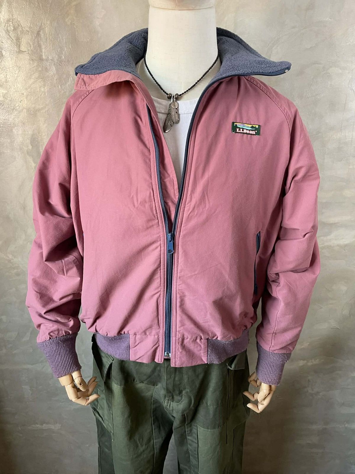 L.L. Bean Vintage LL Bean Warm-Up Jacket Size US L / EU 52-54 / 3 - 2 Thumbnail