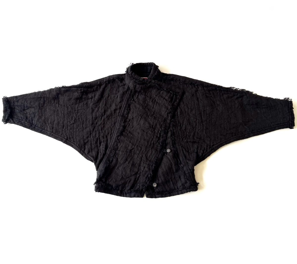 Issey Miyake GRAIL 80's Issey Miyake Oversized Hemp Cocoon Coat Kimono Size US M / EU 48-50 / 2 - 4 Thumbnail