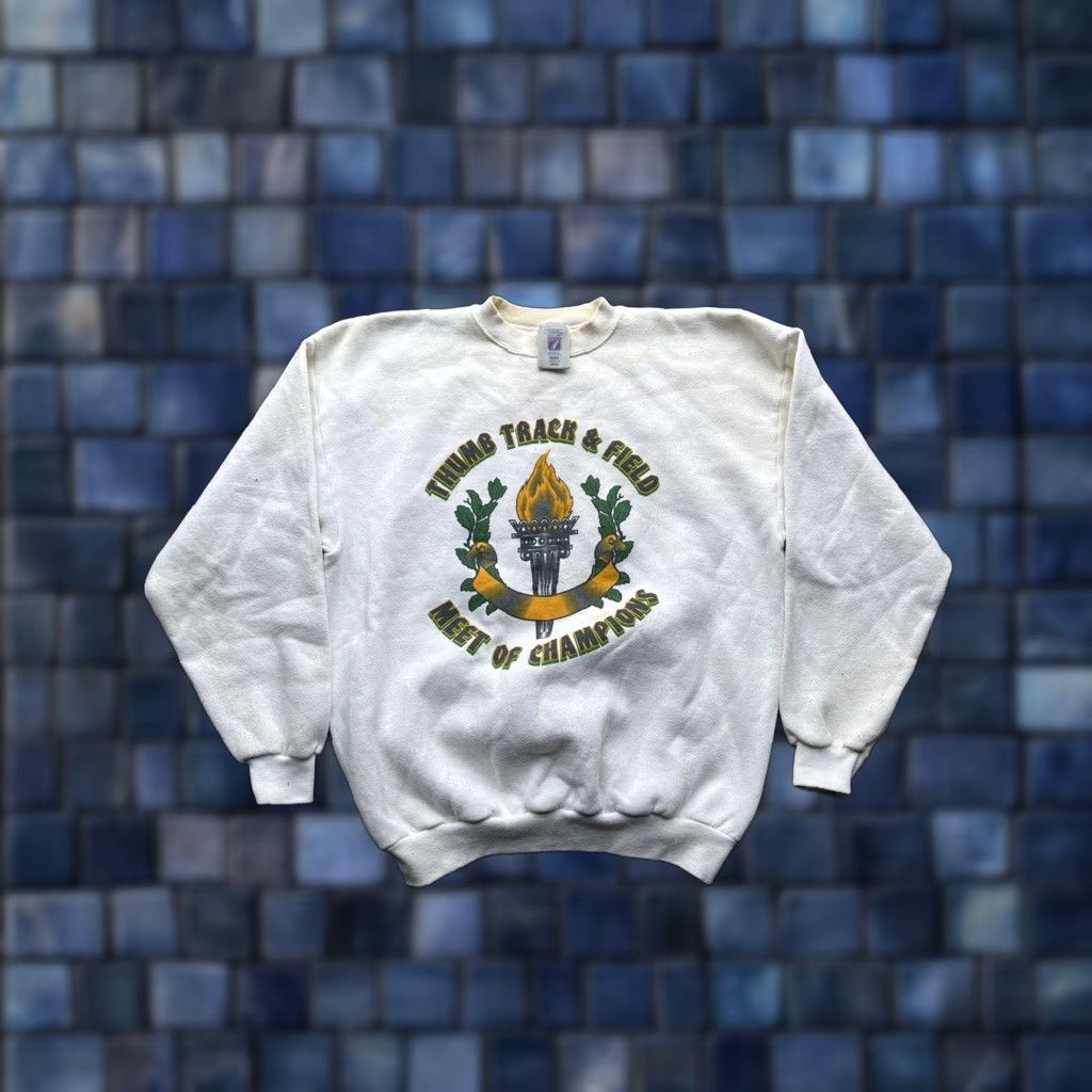 Logo 7 VINTAGE Logo 7 Thumb Track and Field Meet Of Champions Sweatshirt Mens Large Size US L / EU 52-54 / 3 - 1 Thumbnail