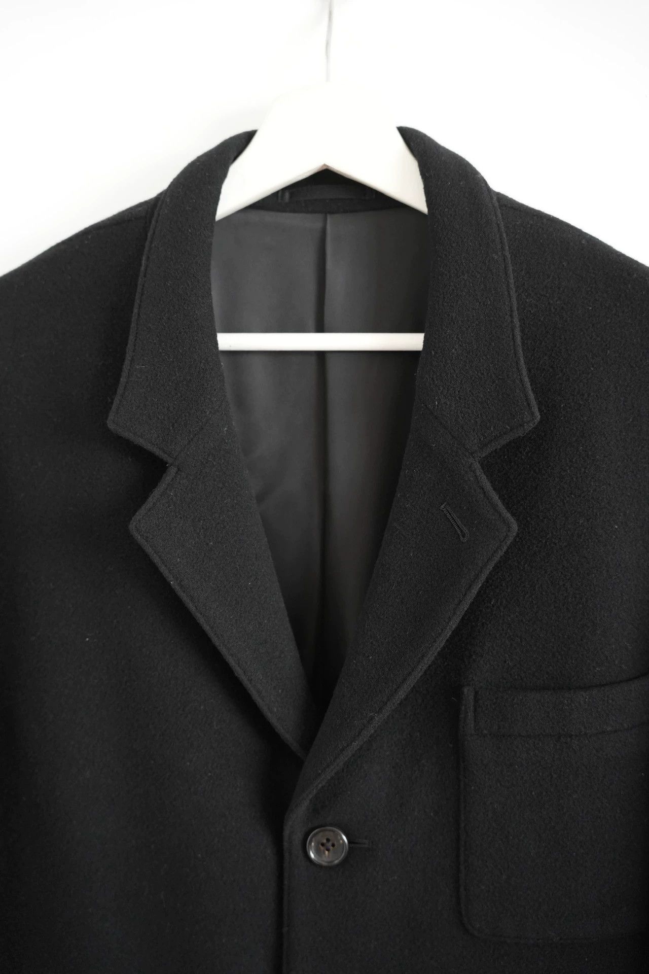 Yohji Yamamoto Yohji Yamamoto 90s Y's Knit Sleeve Cashmere Blazer Size US L / EU 52-54 / 3 - 3 Thumbnail