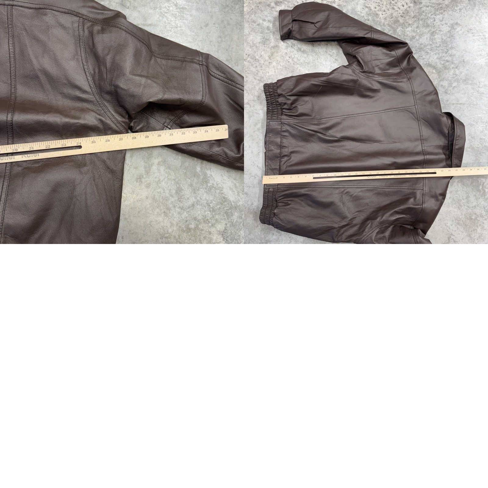 Vintage VINTAGE North American Hunting Club Jacket Men’s XL Brown Leather Bomber Life Member Size US XL / EU 56 / 4 - 8 Thumbnail