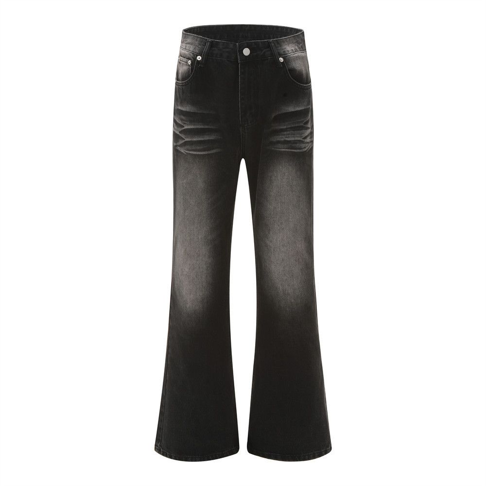 Japanese Brand Gradient washed distressed flared jeans y2k Size US 34 / EU 50 - 1 Thumbnail