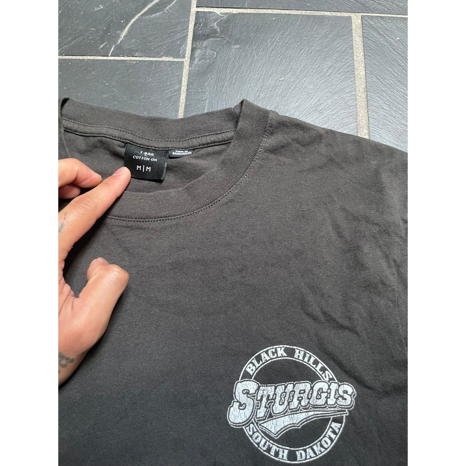 Cotton On USA Eagle Sturgis Vintage Graphic Tshirt Size US M / EU 48-50 / 2 - 3 Thumbnail