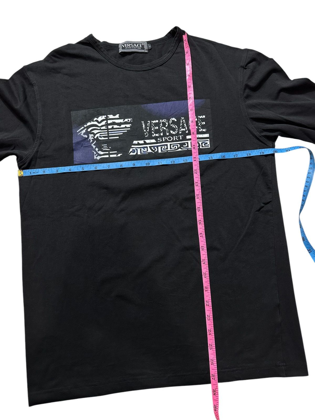 Versace × Versace Jeans Couture × Vintage VTG VERSACE SPORTS LONG SLEEVE TEE Size US L / EU 52-54 / 3 - 10 Thumbnail