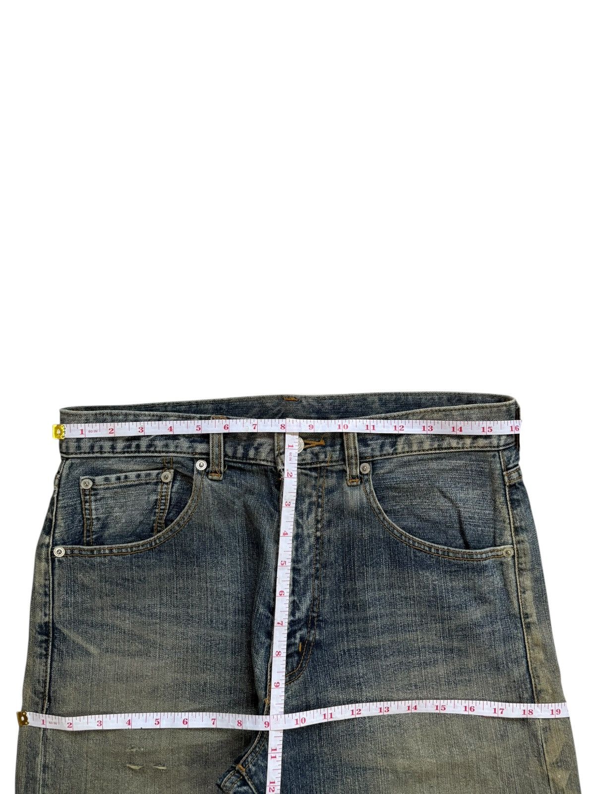Japanese Brand Vintage Japanese Brand Mud Wash Distressed Baggy Jeans Size US 32 / EU 48 - 12 Thumbnail