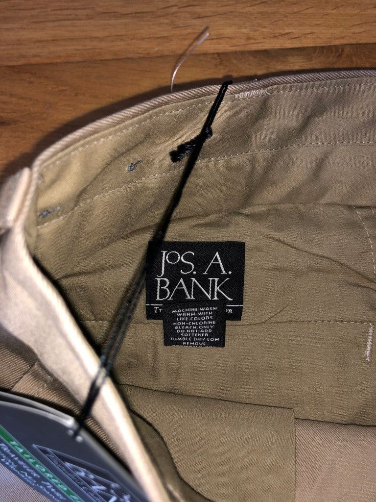 Jos. A. Bank JOS.A.BANK MEN'S FASHIONABLE CHINOS TROUSERS 33/30 NEW Size US 33 - 3 Thumbnail