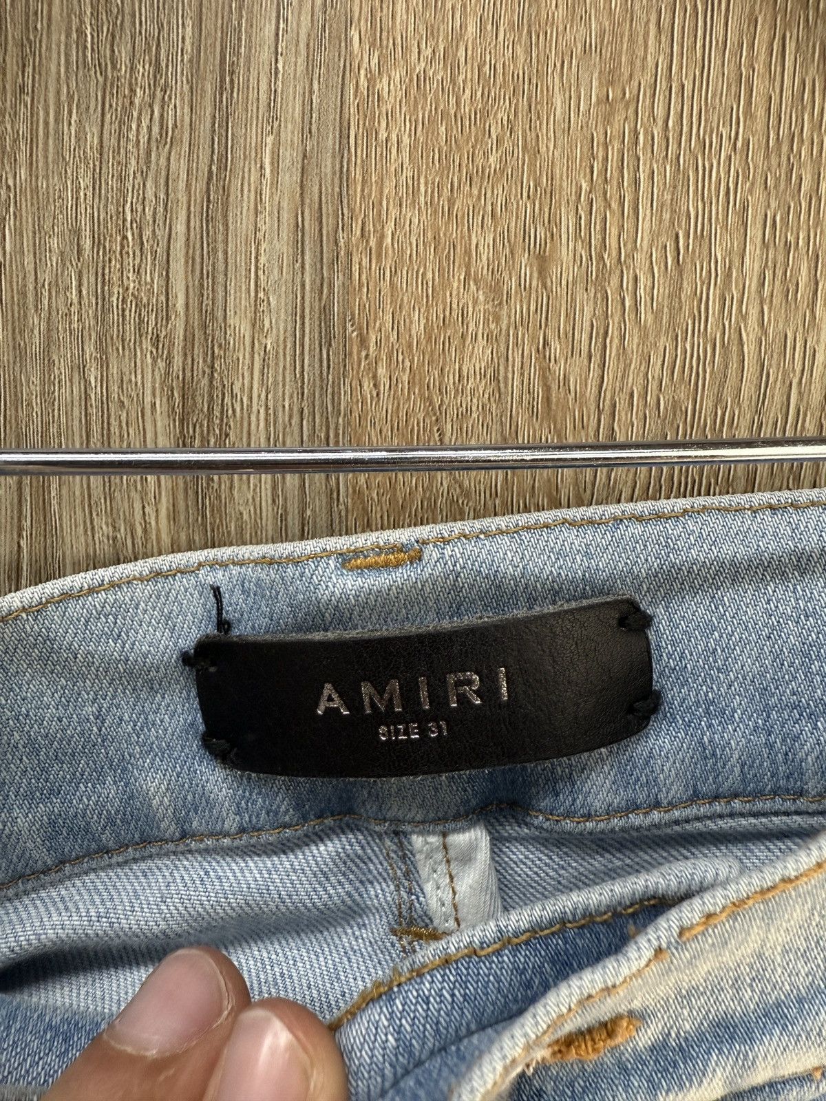 Amiri Amiri Blue MX1 Camo Denim Jeans Size US 31 - 7 Thumbnail