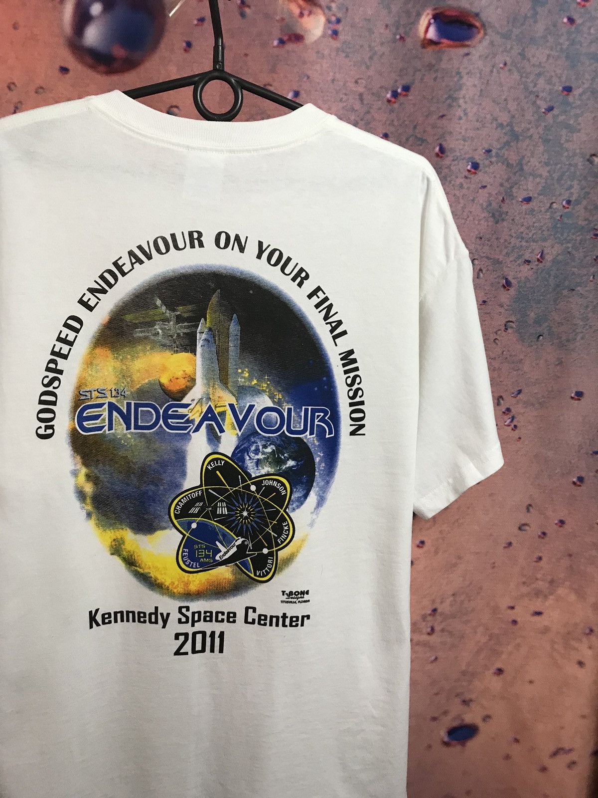 Vintage Kennedy space center NASA streetwear tee Size US L / EU 52-54 / 3 - 1 Thumbnail