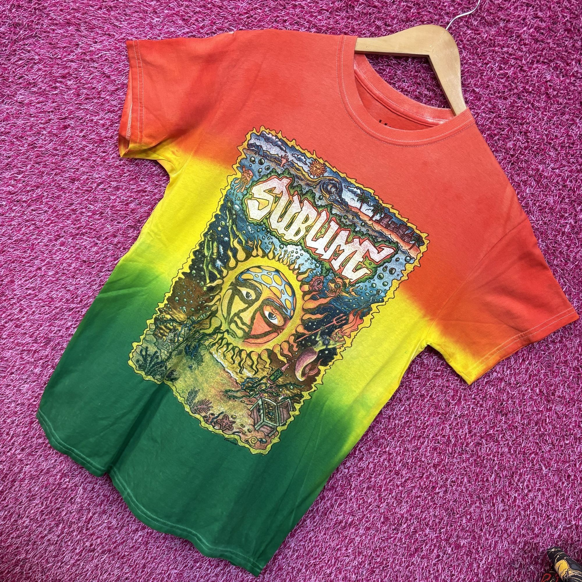 Sublime Sublime Rastafari Style Tricolored tiedye Rock Tee size smal Size US S / EU 44-46 / 1 - 3 Thumbnail
