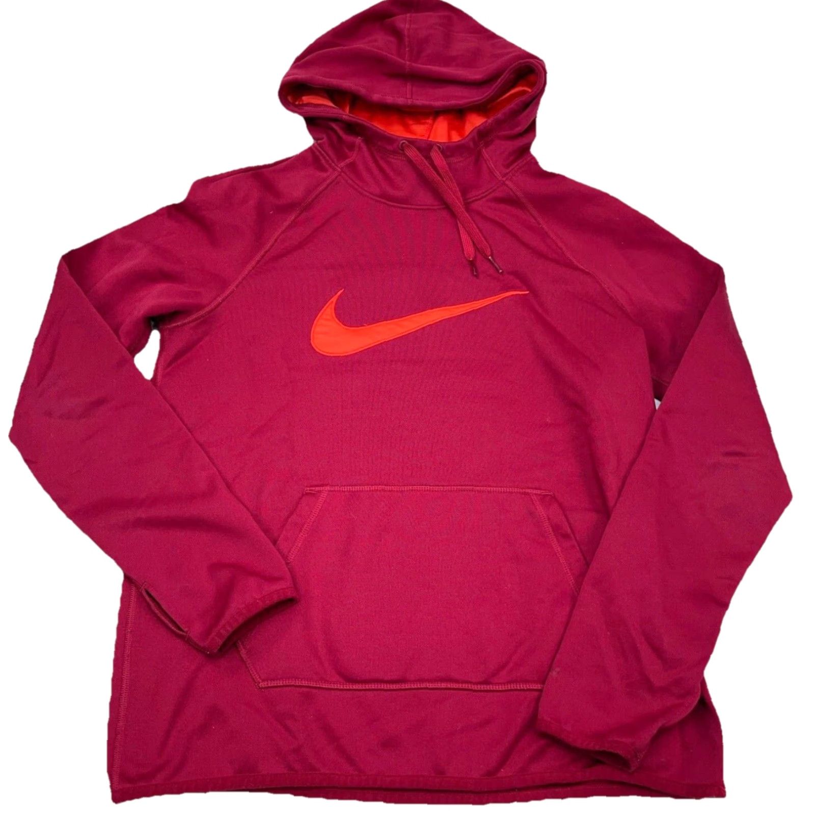 Nike Nike Hoodie Women Small Pink Sweatshirt Pullover Dri Fit Active Therma Logo Graphic Print Casual All Seasons Size S / US 4 / IT 40 - 2 Thumbnail