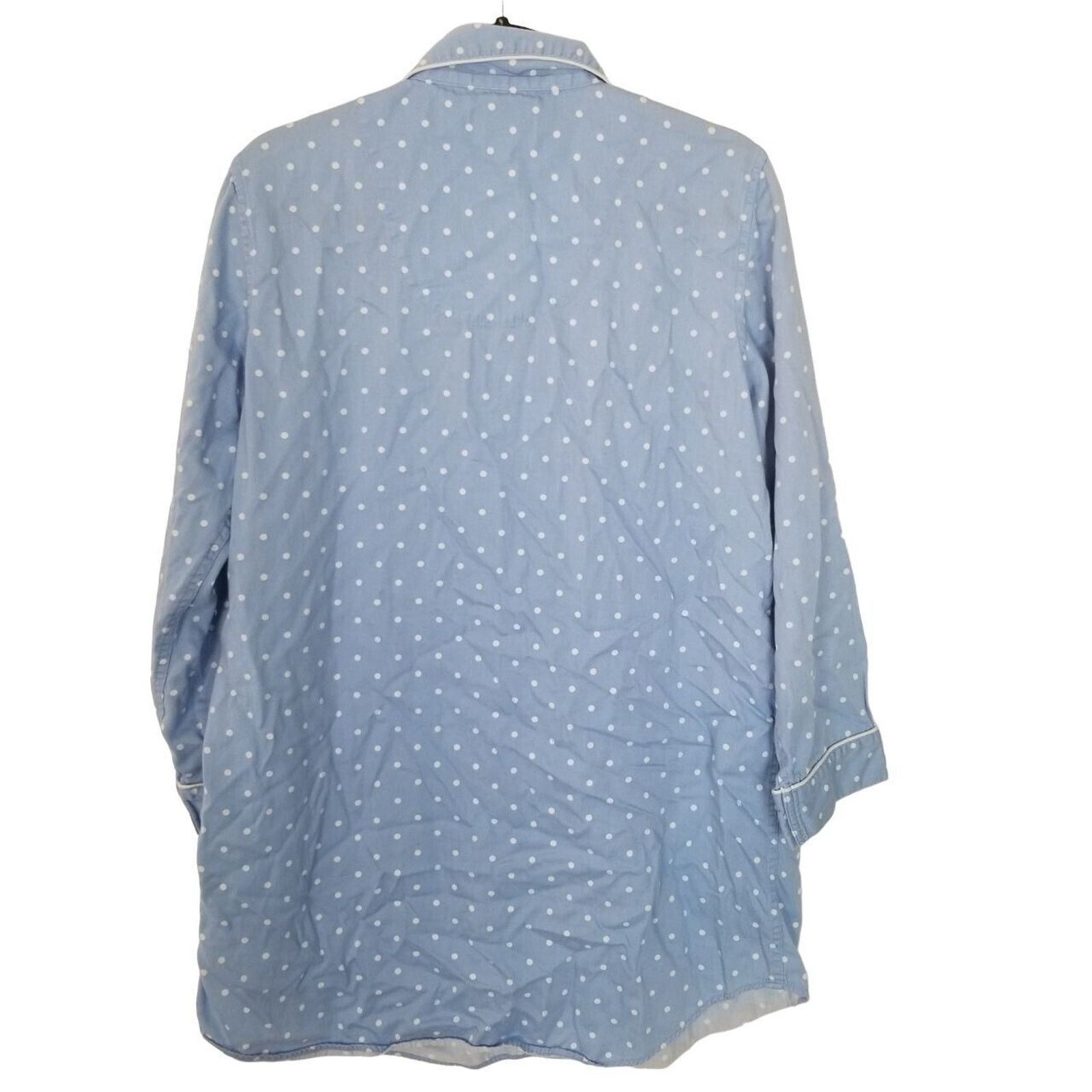 Lauren Ralph Lauren Lauren Ralph Lauren Womens Polka Dot Pajama Top Size M Sleep Size M / US 6-8 / IT 42-44 - 7 Thumbnail