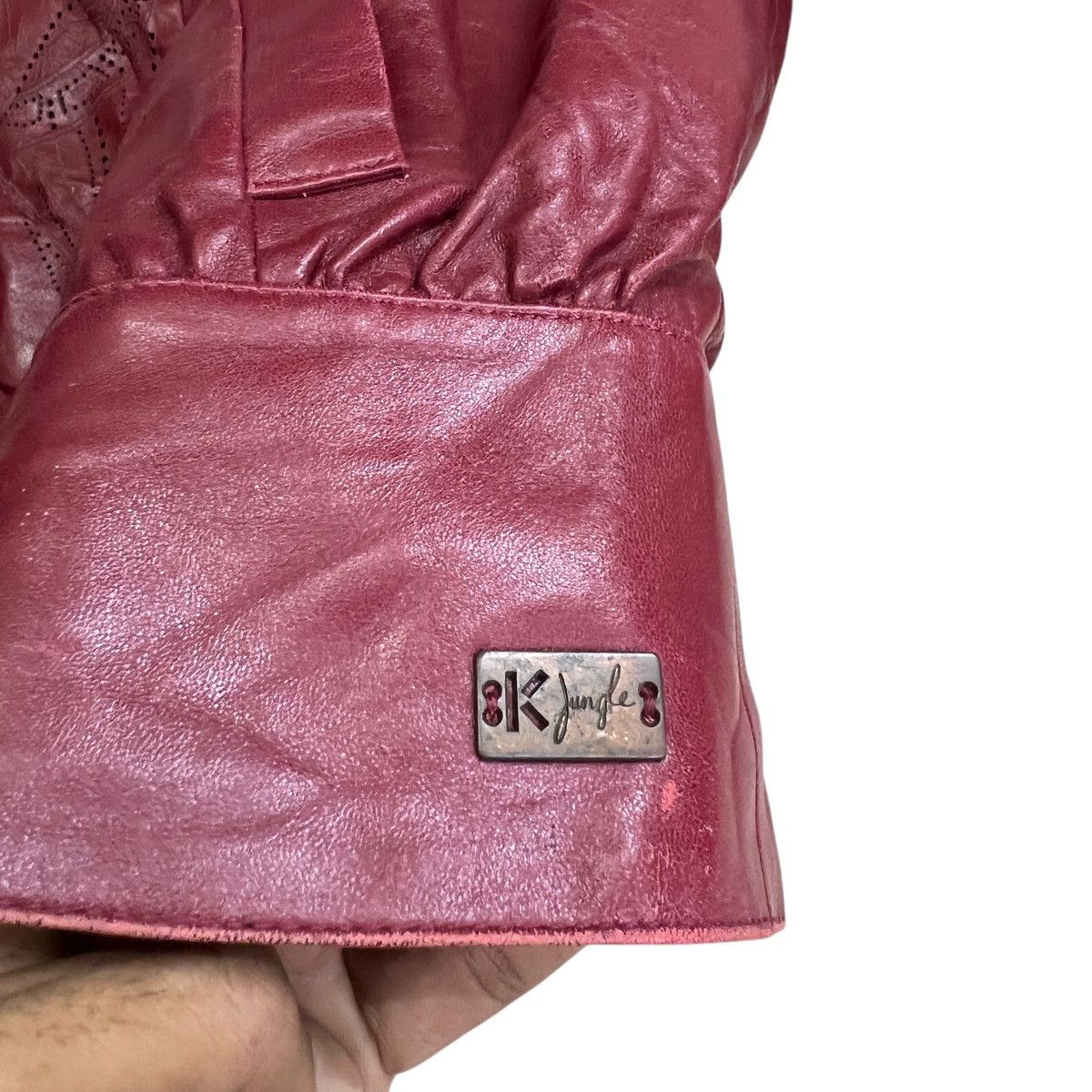Kenzo 🔥 KENZO JUNGLE LEATHER BLOUSON CASUAL JACKET MADE IN FRANCE Size M / US 6-8 / IT 42-44 - 10 Thumbnail