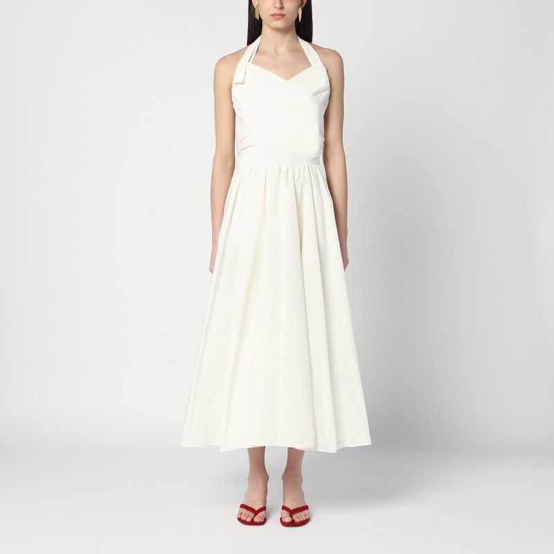 Patou Patou Ivory Dress With A Bow On The Back Size M / US 6-8 / IT 42-44 - 1 Thumbnail