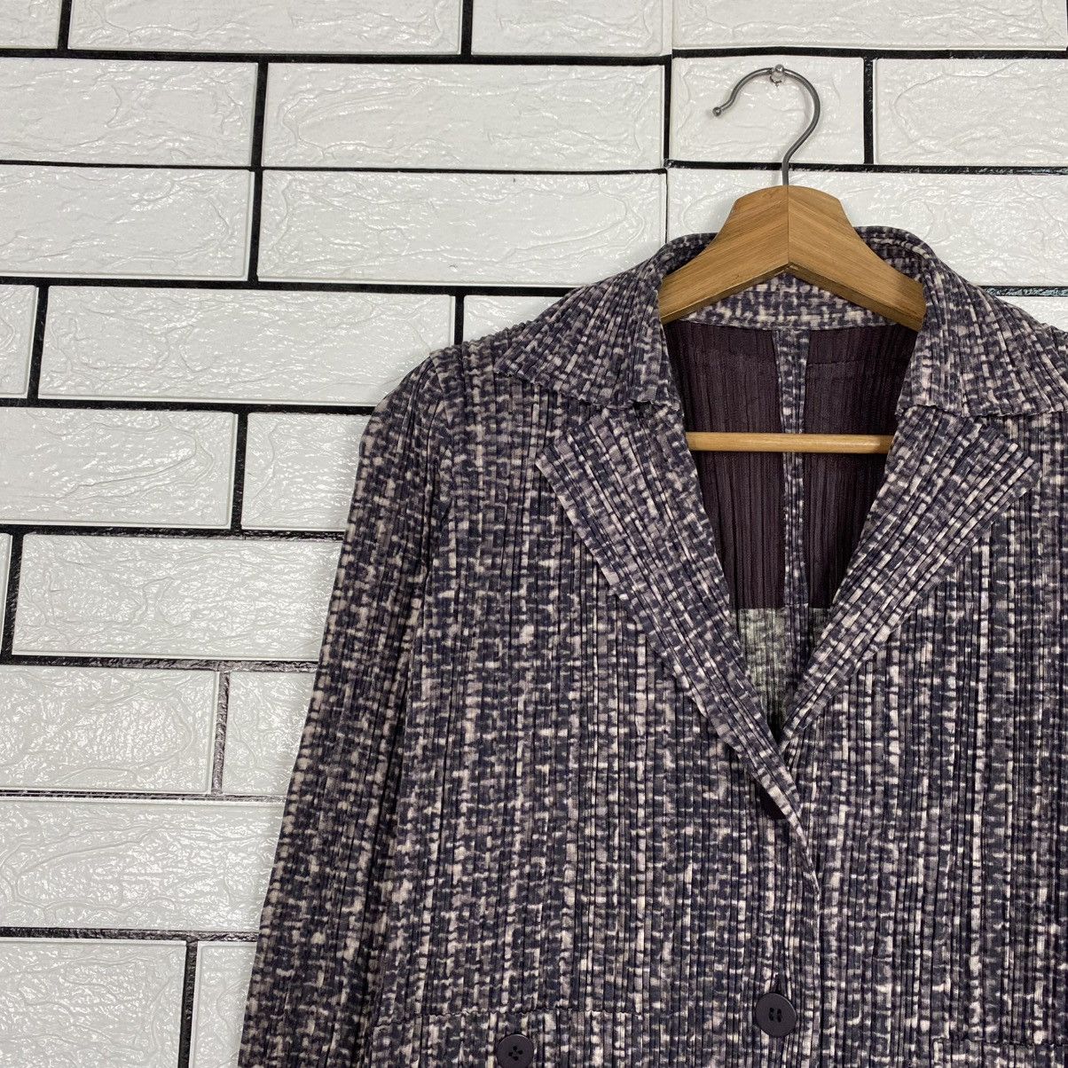 Issey Miyake 🔥BUTTON UPS PLEATED JACKET PLEATS PLEASE ISSEY MIYAKE Size M / US 6-8 / IT 42-44 - 14 Thumbnail