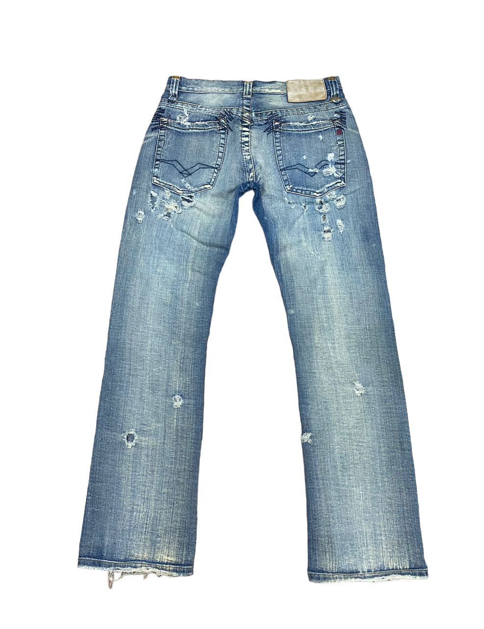 Replay 💥BEST OFFER💥VINTAGE REPLAY WORK DISTRESSED DENIM Size US 31 - 3 Thumbnail